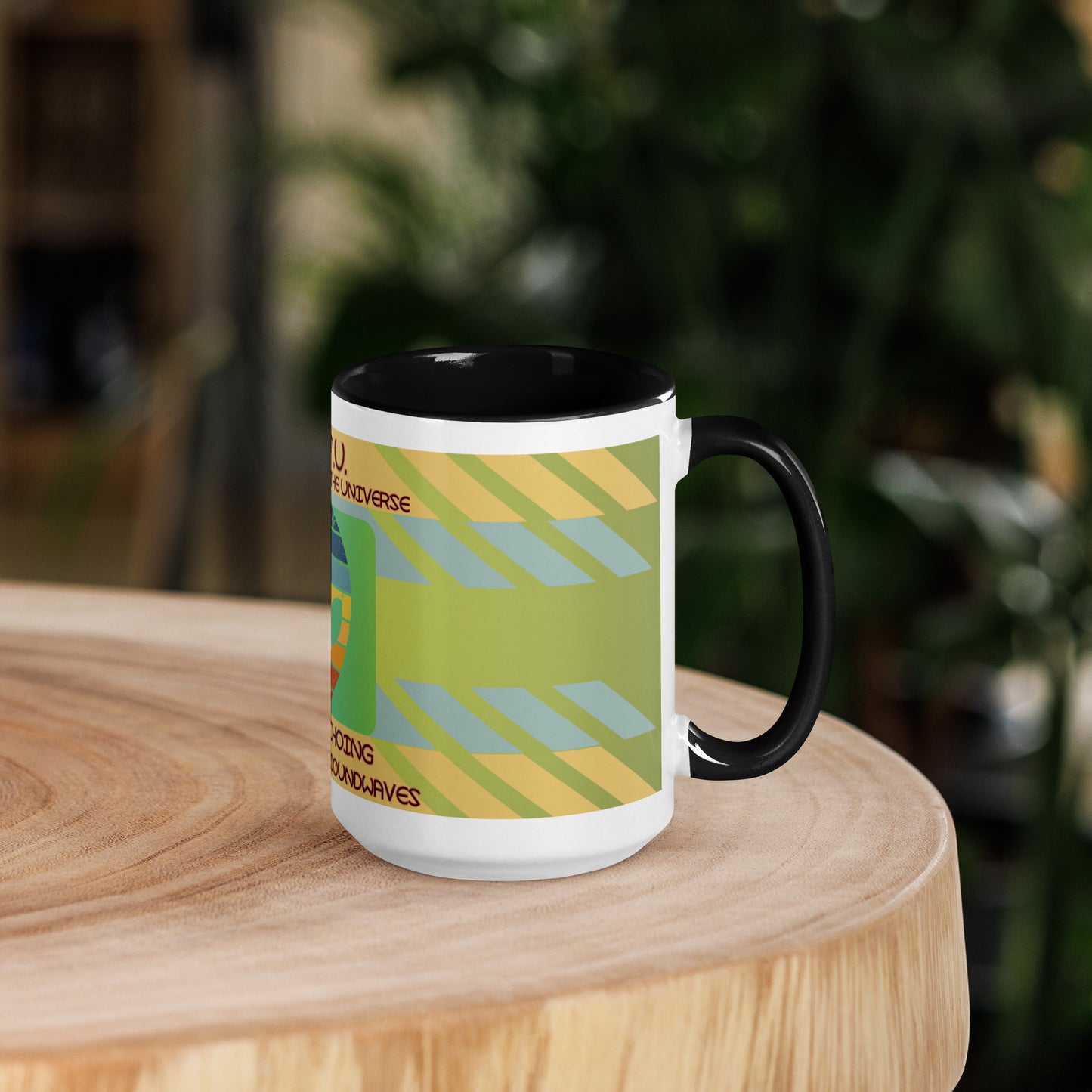 N.O.T.U. Narrators of the Universe Mug with Color Inside
