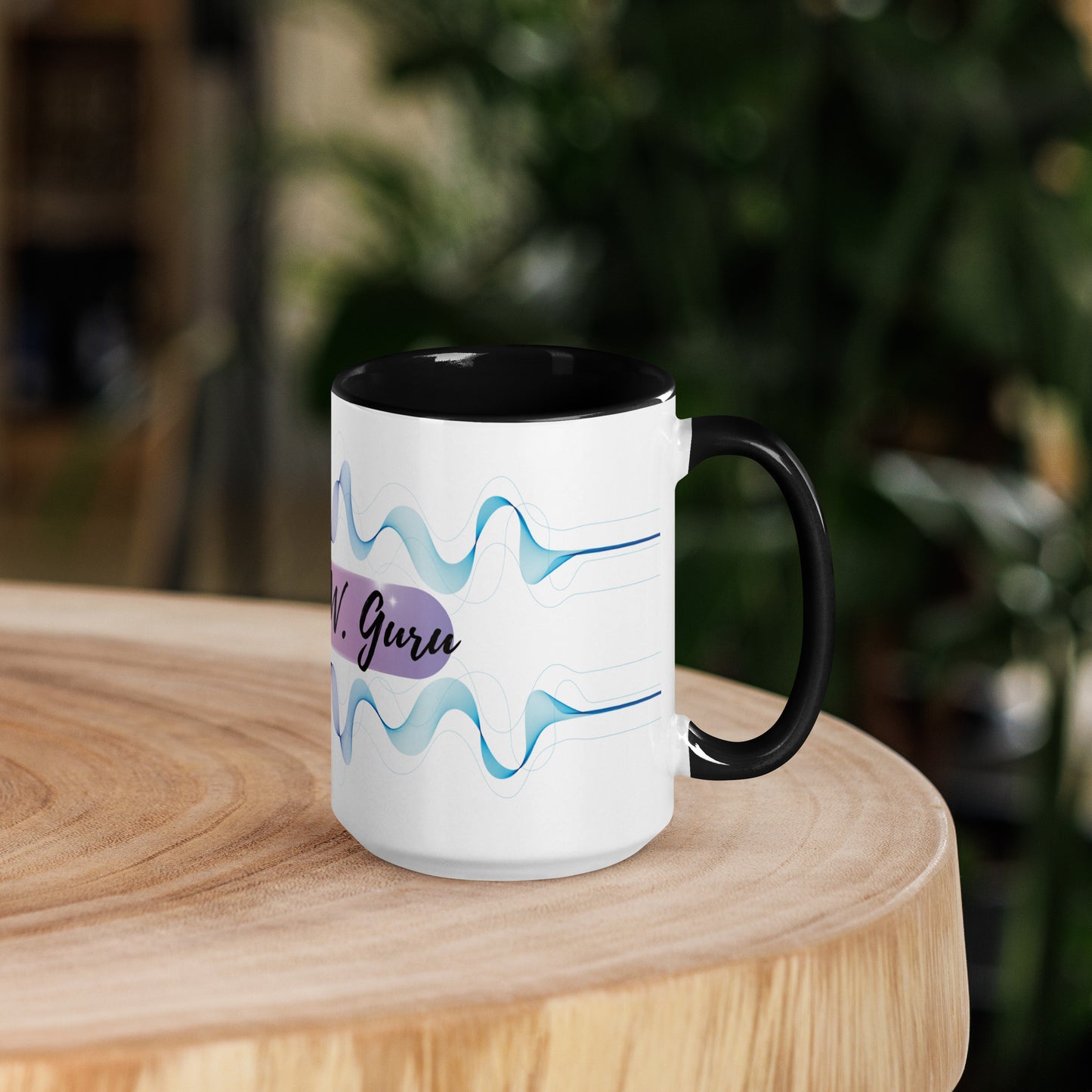 D.A.W. Guru Classic Ceramic Mug with Color Inside