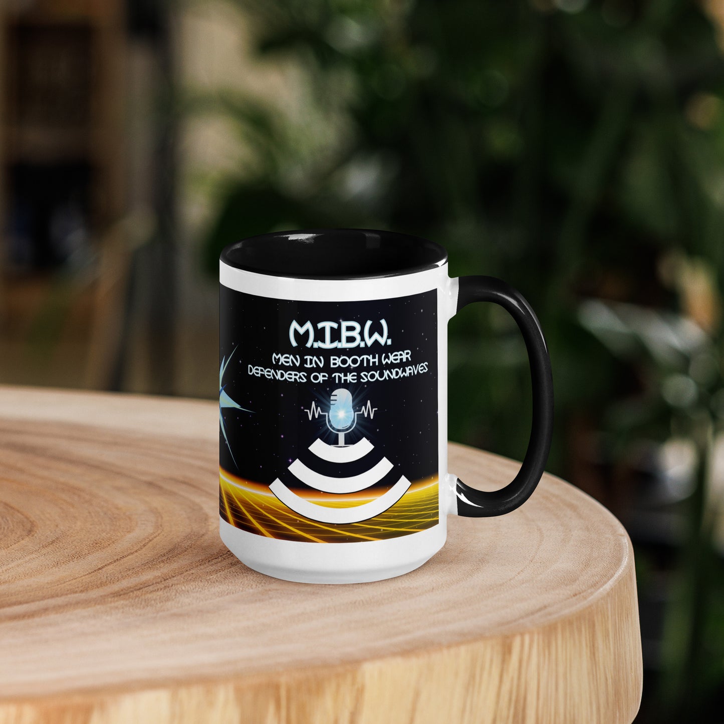 M.I.B.W. Men In Booth Wear Classic Ceramic Mug with Color Inside