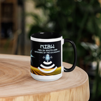 M.I.B.W. Men In Booth Wear Classic Ceramic Mug with Color Inside