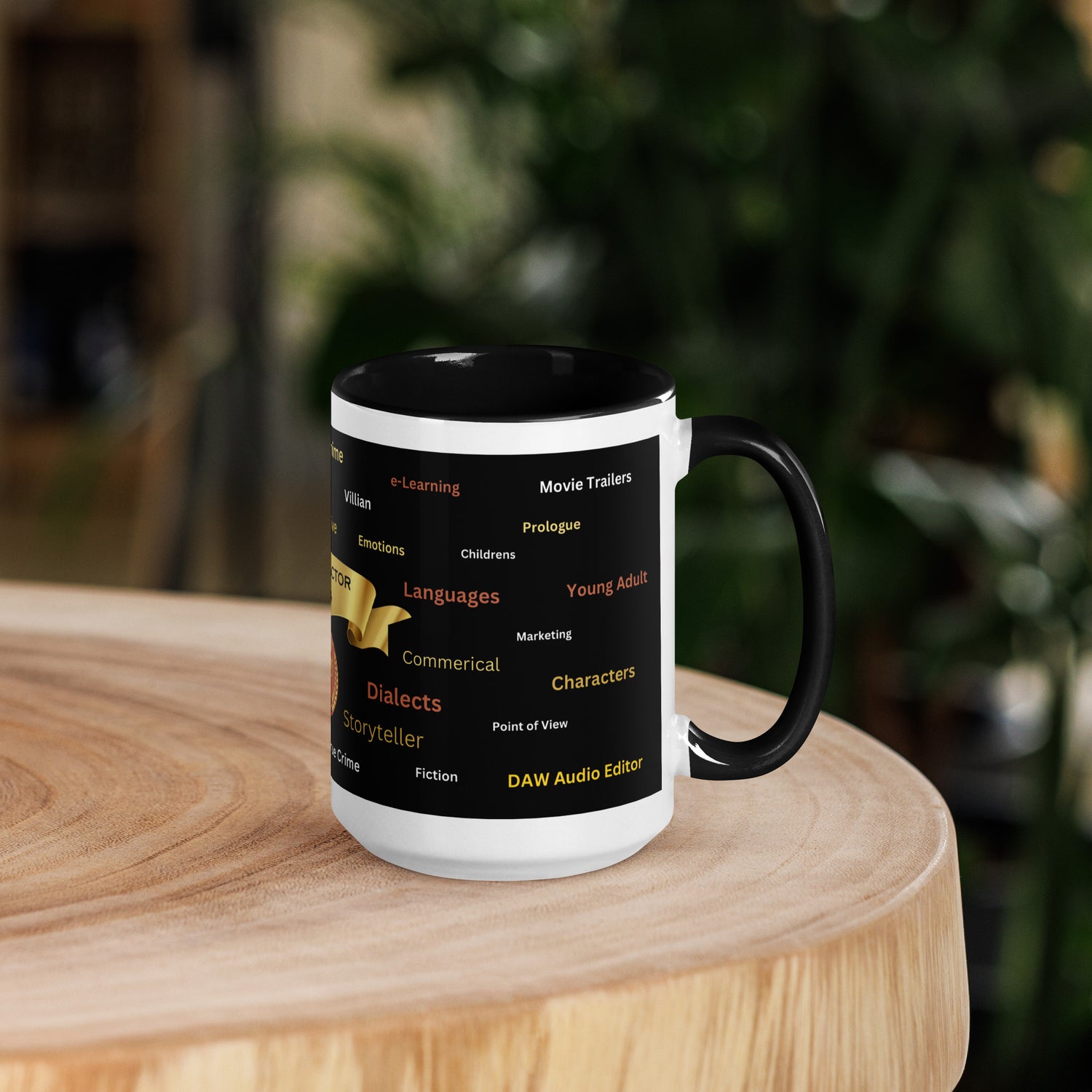 Voice Over Actor Classic Ceramic Mug with Color Inside