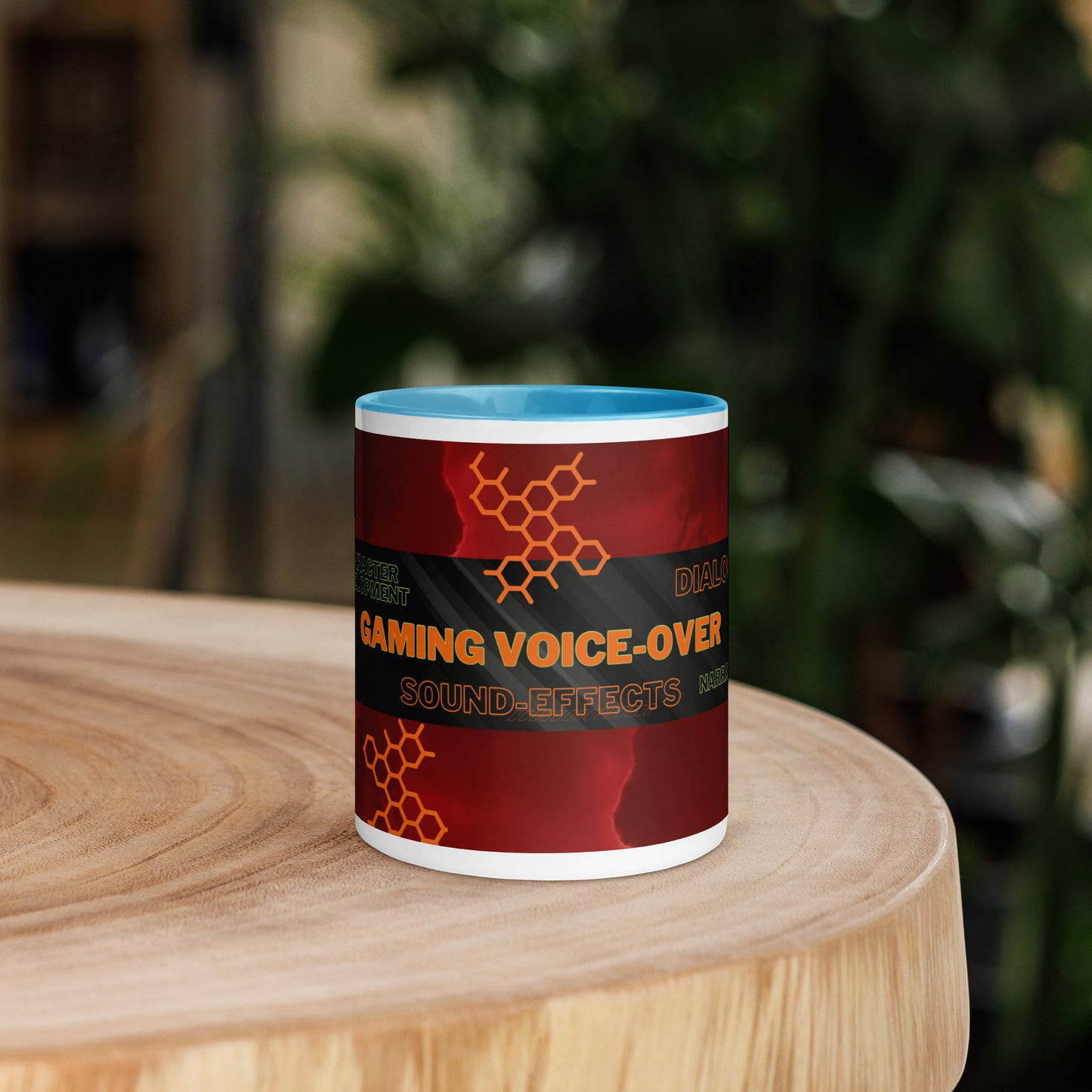 Gaming Voice Over Classic Ceramic Mug with Color Inside