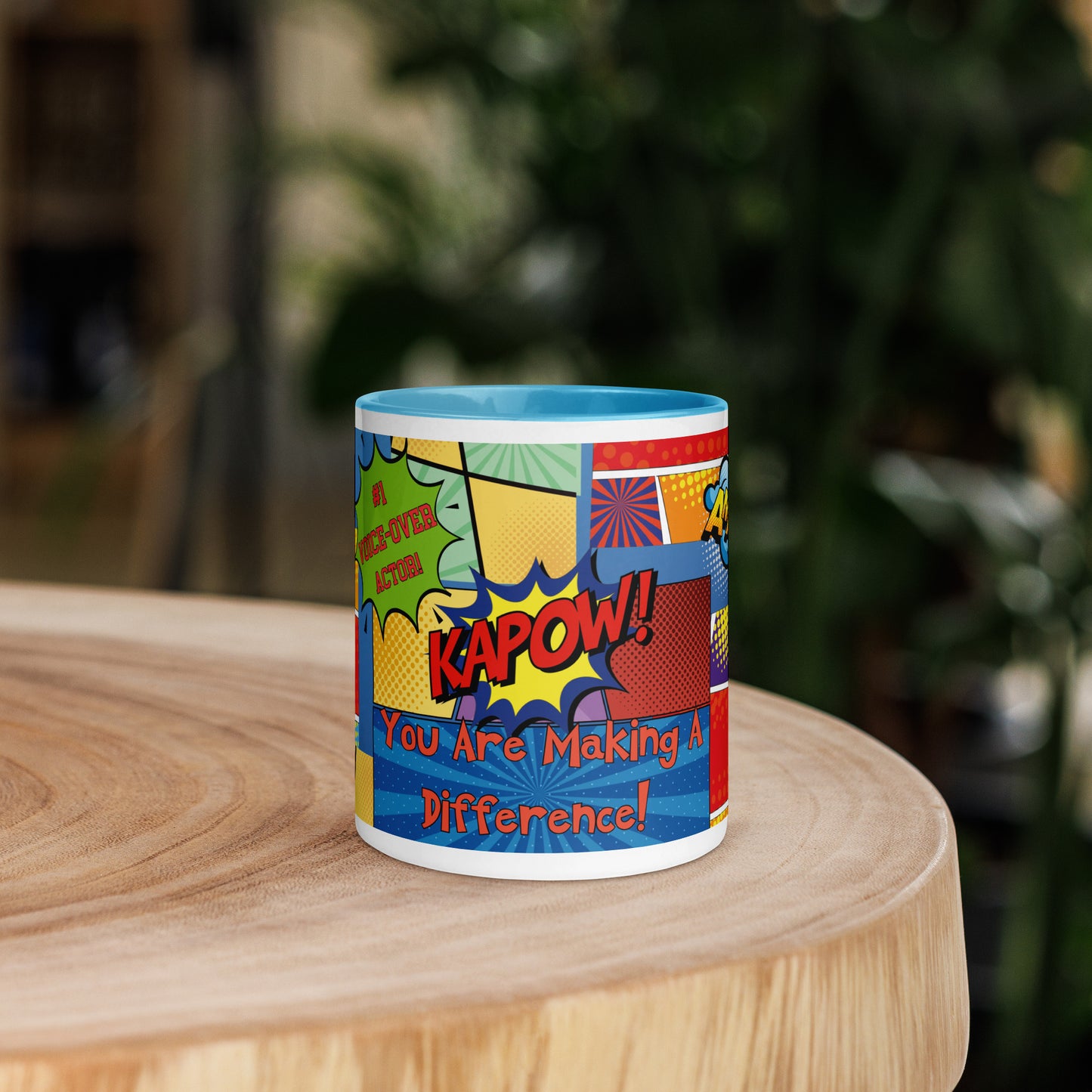 KAPOW You're Making A Difference Mug with Color Inside