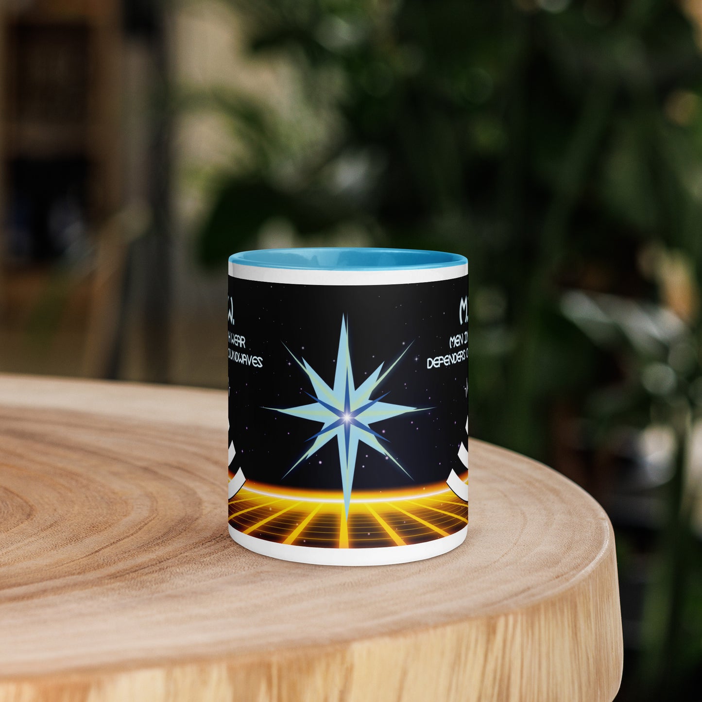 M.I.B.W. Men In Booth Wear Classic Ceramic Mug with Color Inside