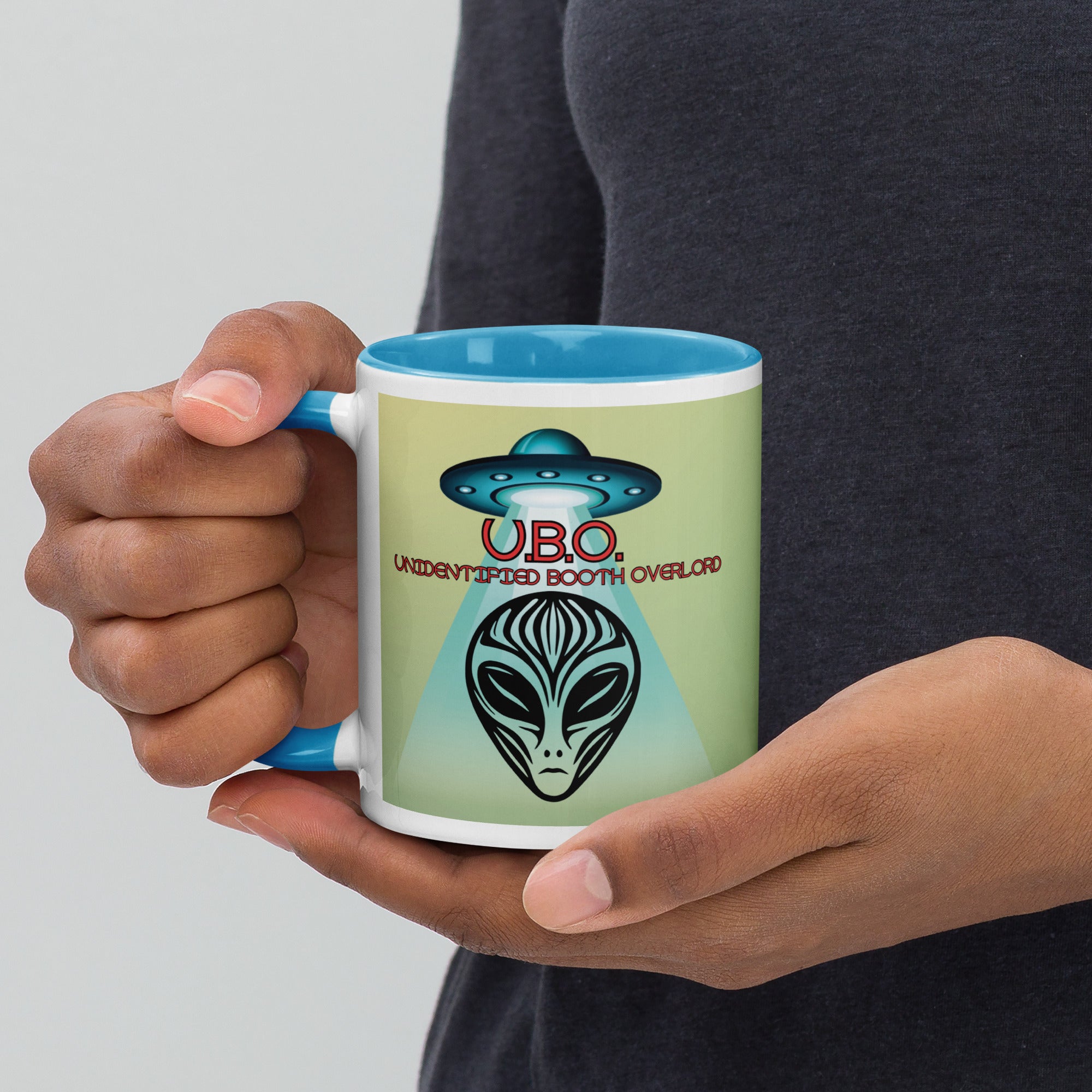 U.B.O. Unidentified Booth Overlord Mug with Color Inside