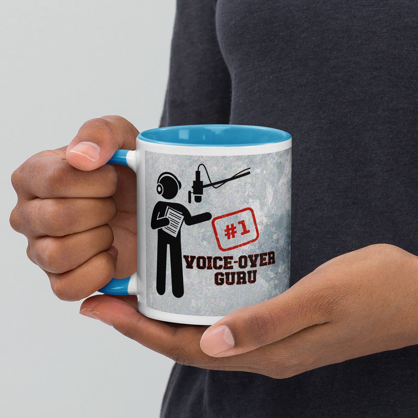Voice Over #1 Classic Ceramic Mug with Color Inside