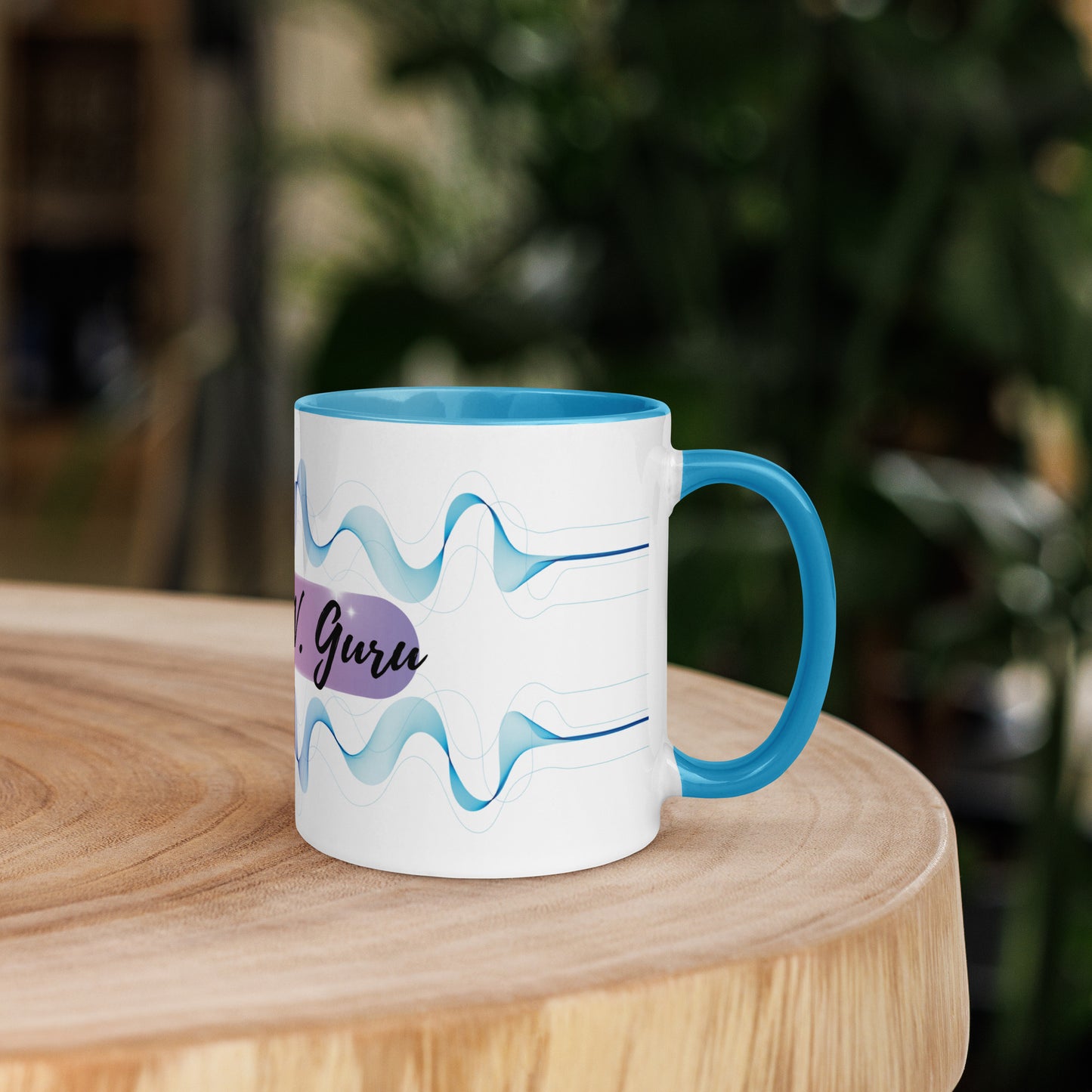 D.A.W. Guru Classic Ceramic Mug with Color Inside