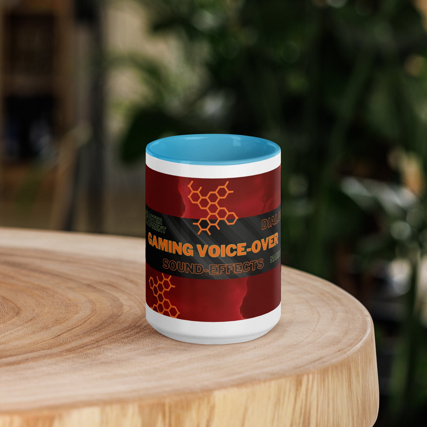 Gaming Voice Over Classic Ceramic Mug with Color Inside