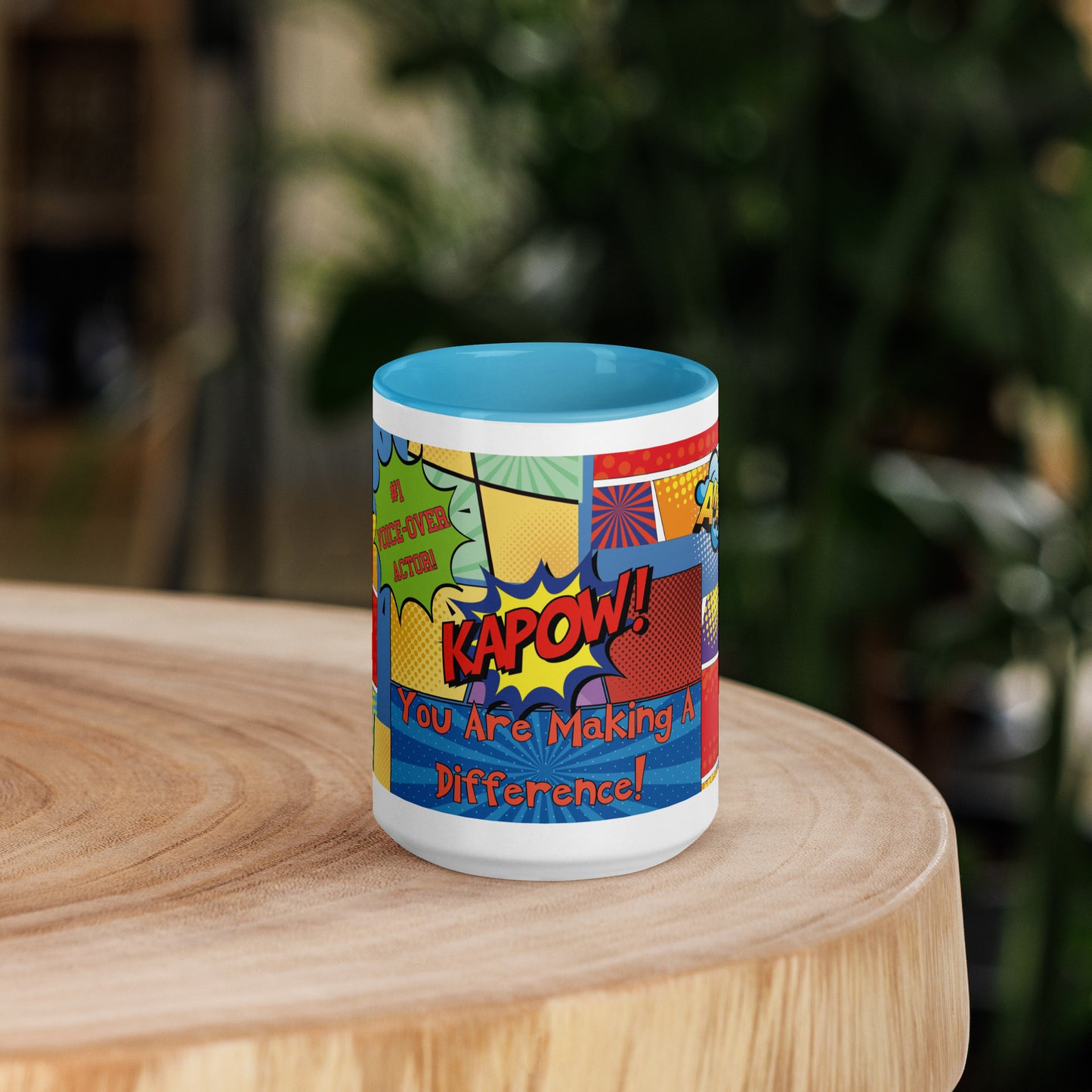 KAPOW You're Making A Difference Mug with Color Inside