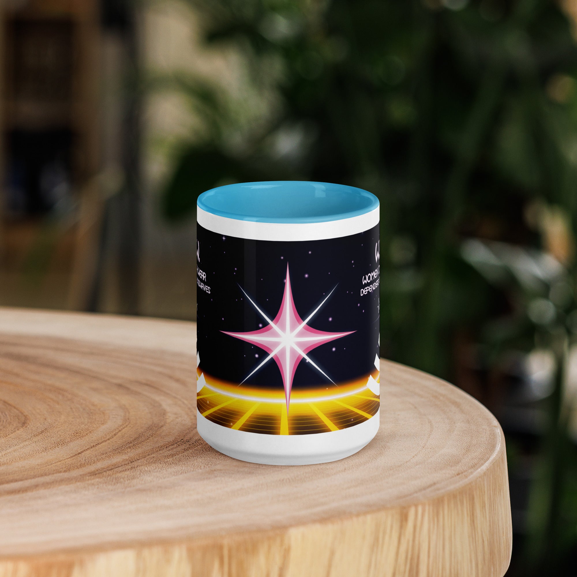 W.I.B.W. Women In Booth Wear Mug with Color Inside