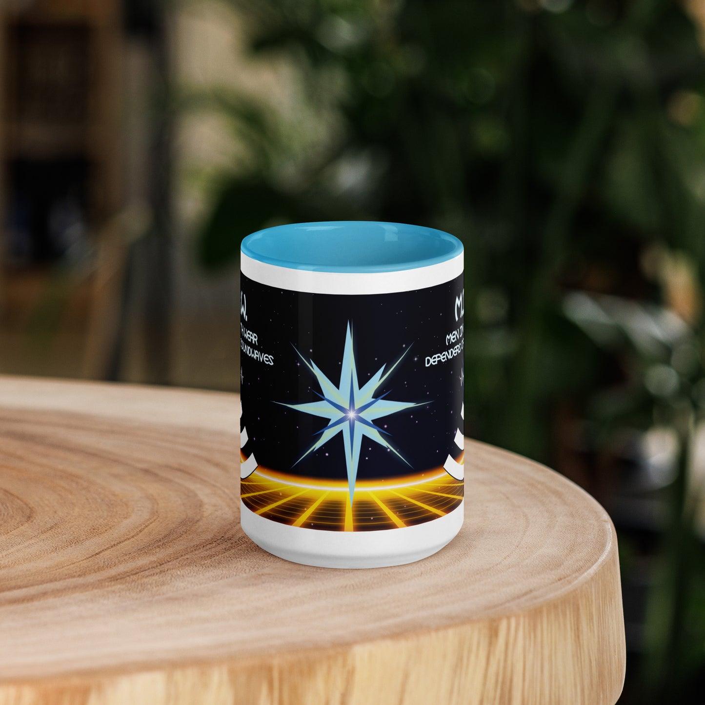 M.I.B.W. Men In Booth Wear Classic Ceramic Mug with Color Inside