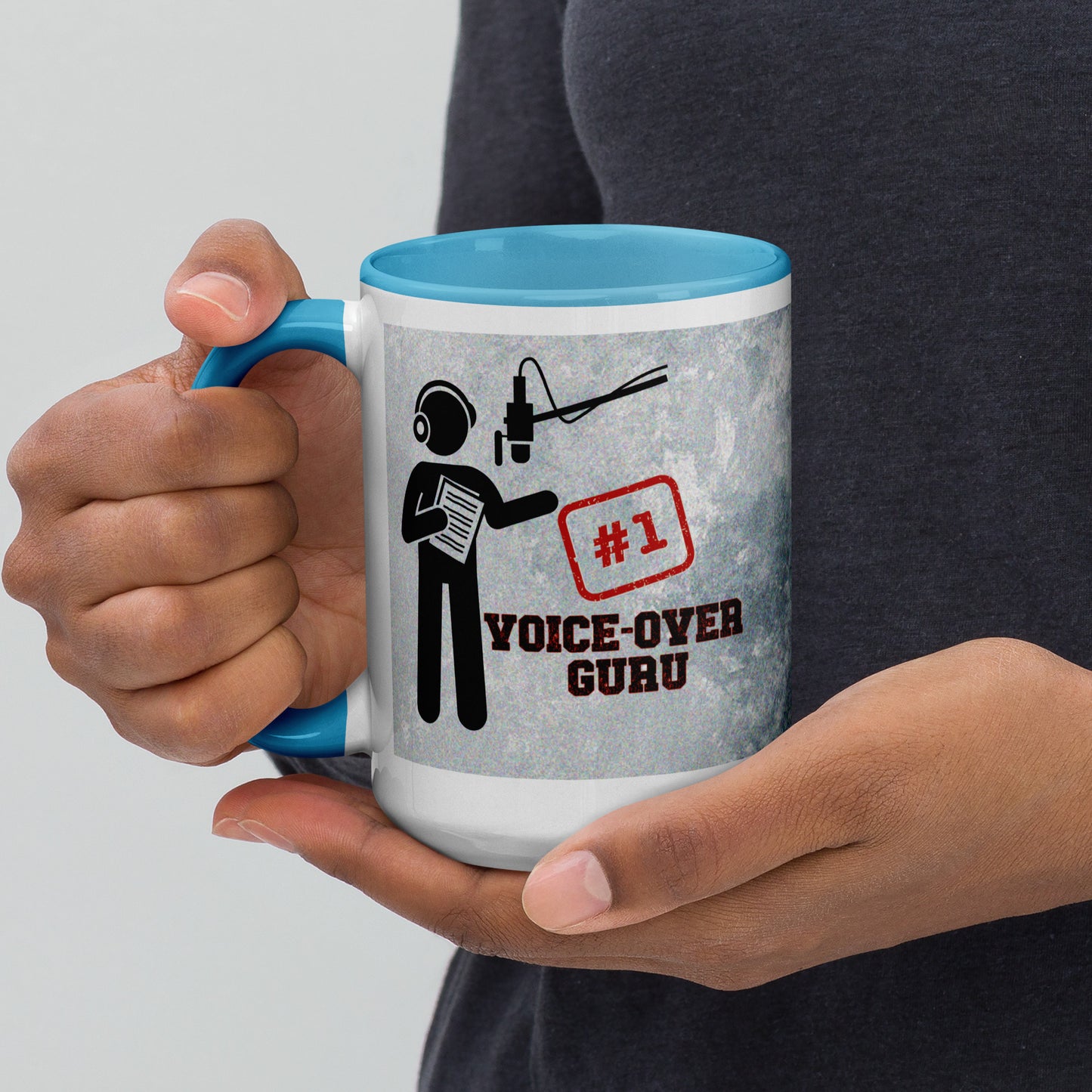 Voice Over #1 Classic Ceramic Mug with Color Inside