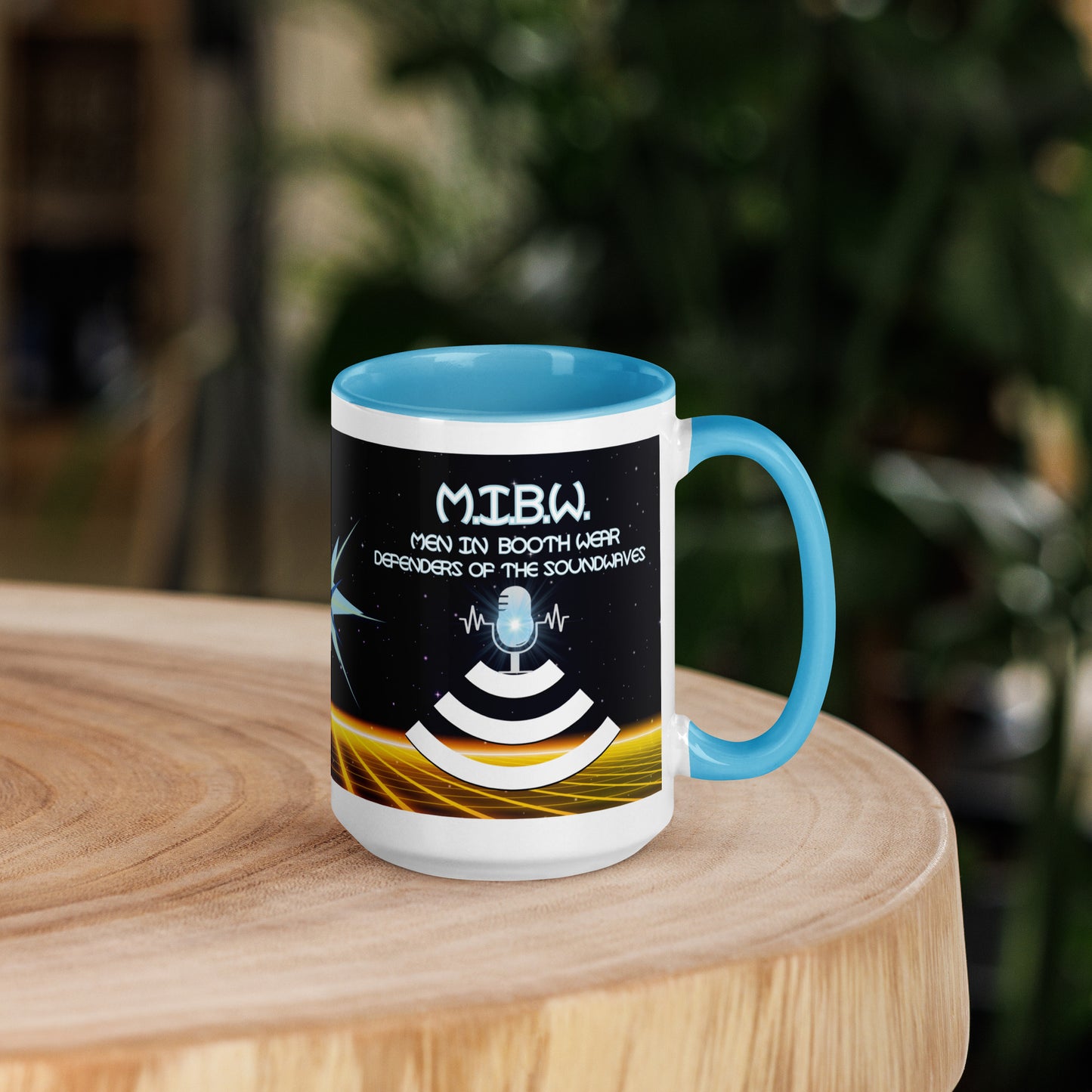 M.I.B.W. Men In Booth Wear Classic Ceramic Mug with Color Inside
