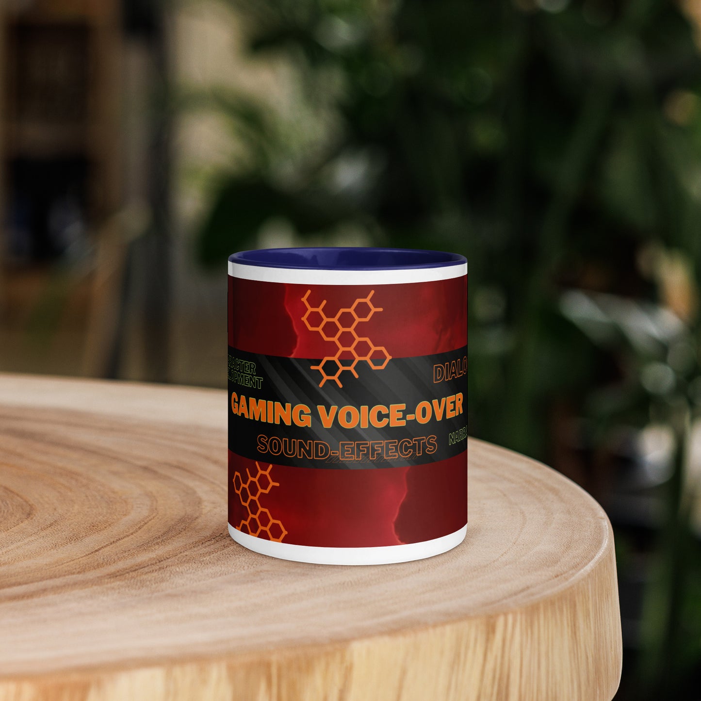 Gaming Voice Over Classic Ceramic Mug with Color Inside