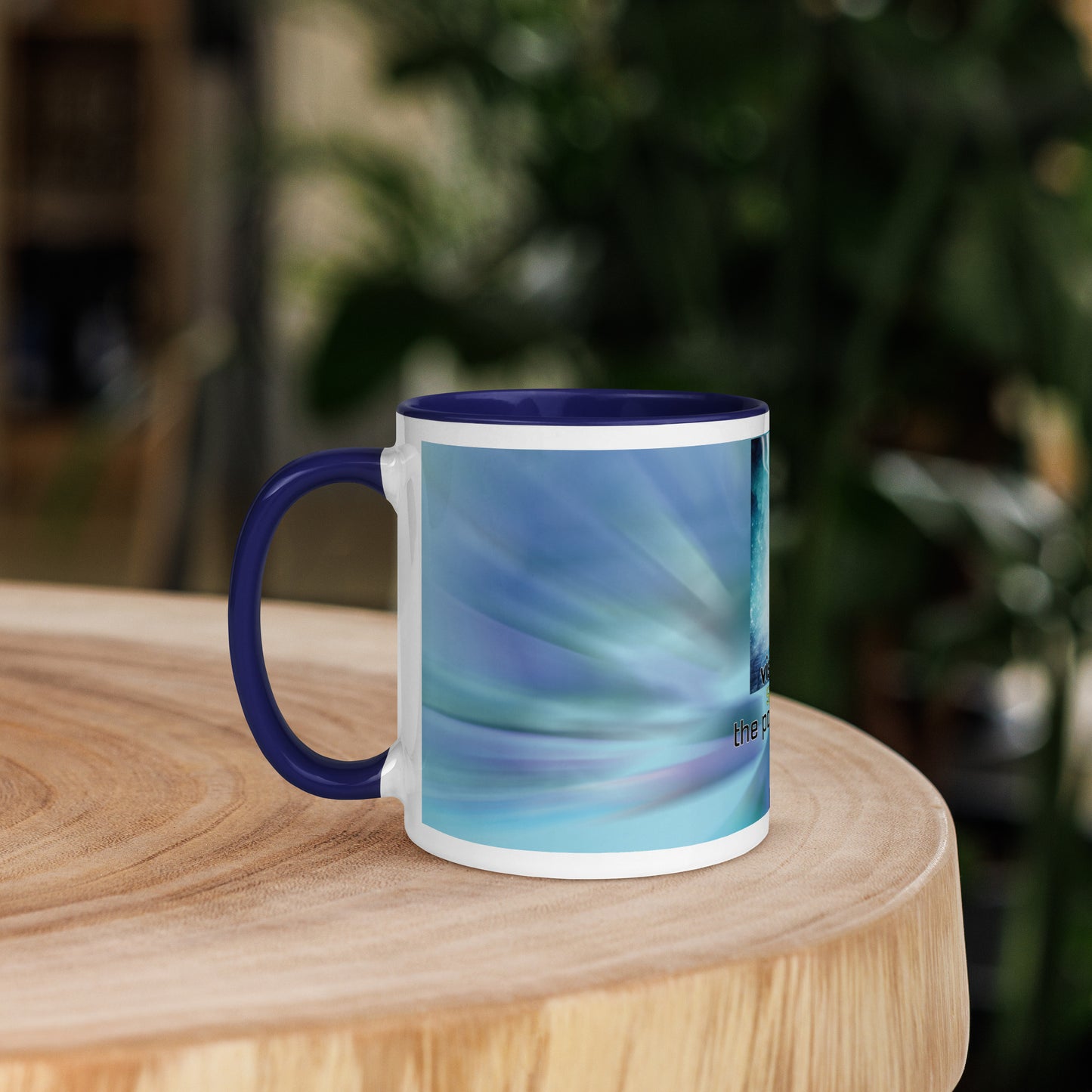 5th Throat "Voice" Chakra Classic Ceramic Mug with Color Inside