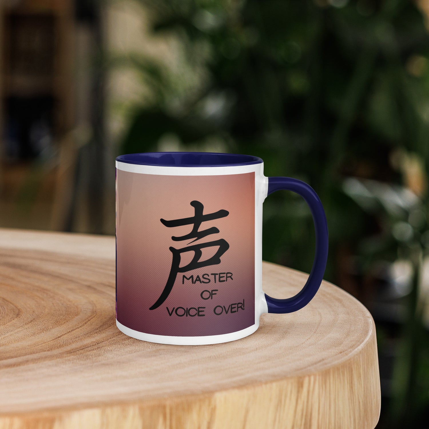 Master of Voice Over Classic Ceramic Mug with Color Inside