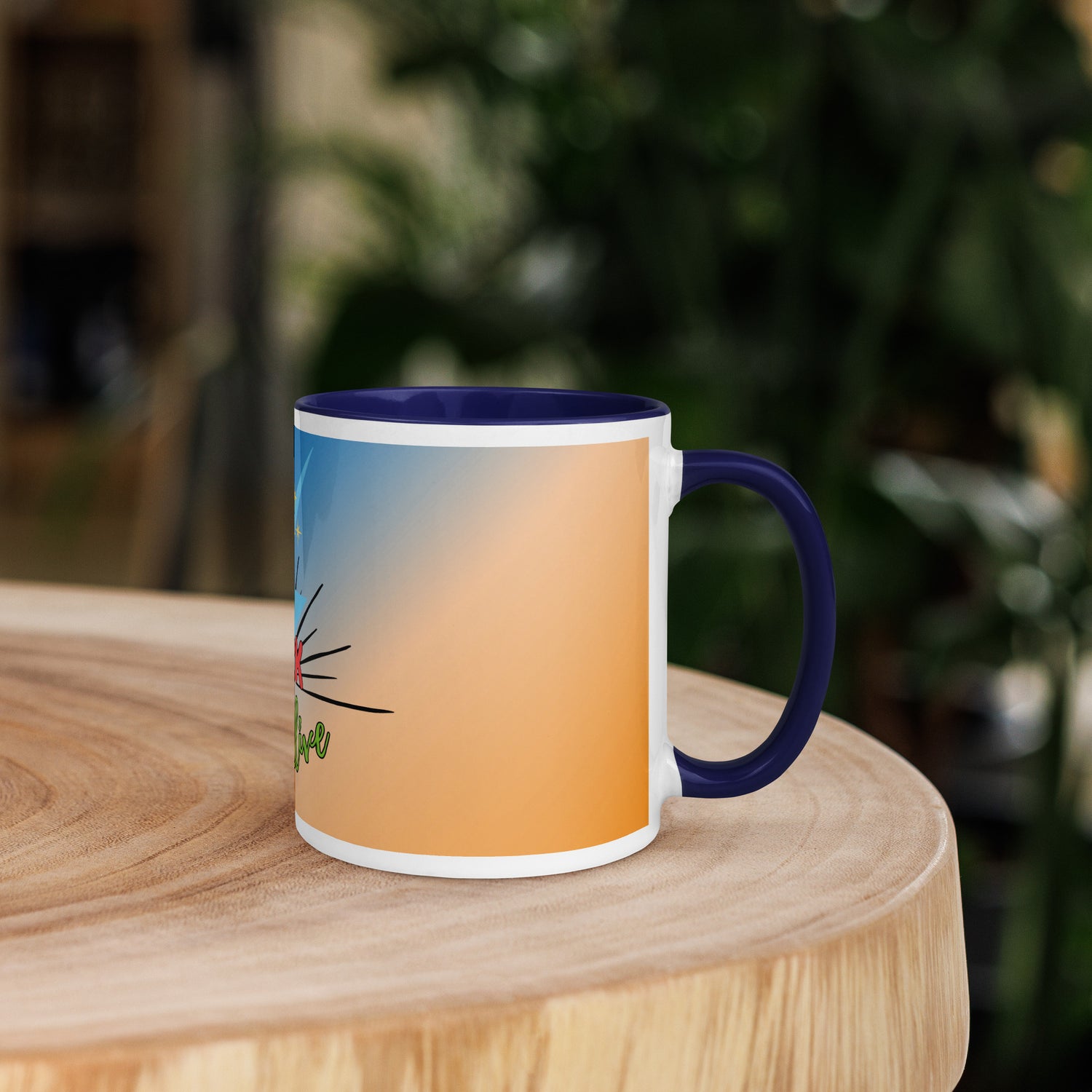 Keep Your Spark Alive Motivational Mug with Color Inside