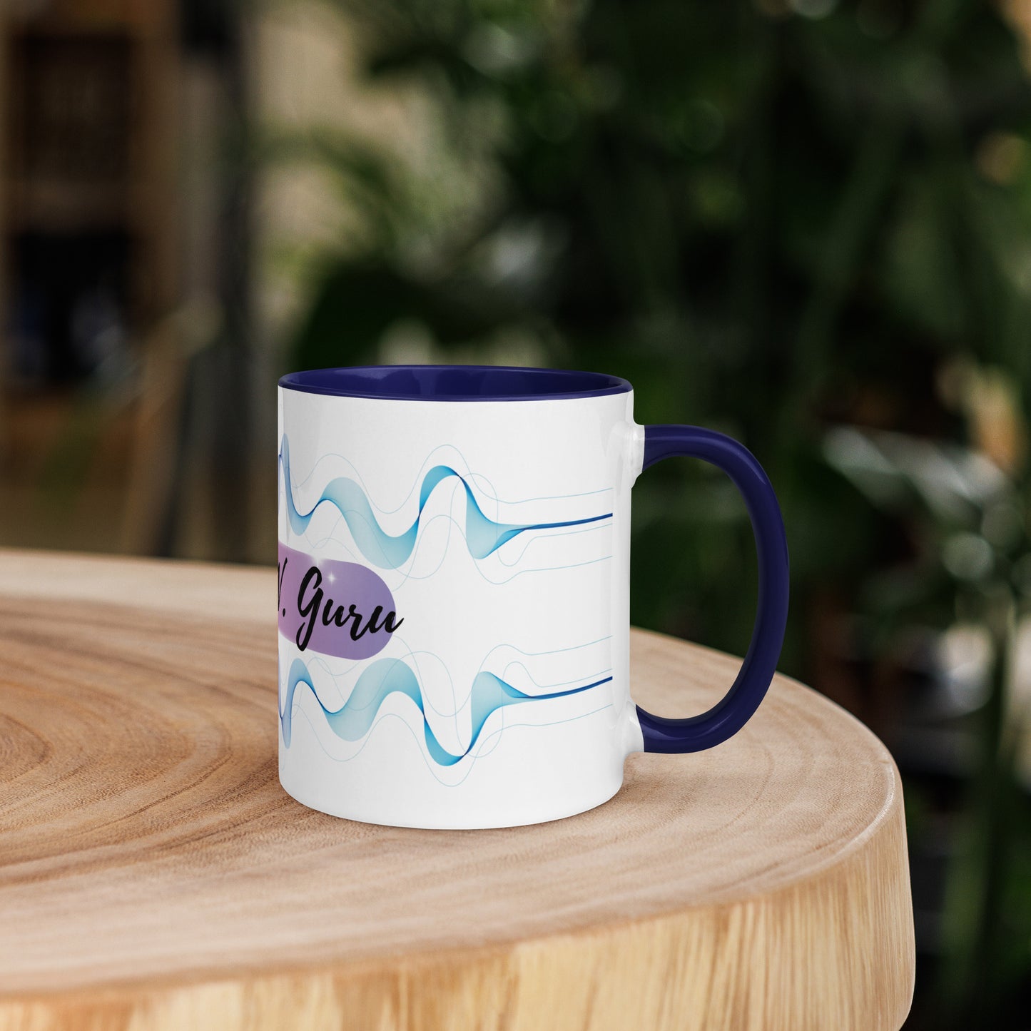 D.A.W. Guru Classic Ceramic Mug with Color Inside
