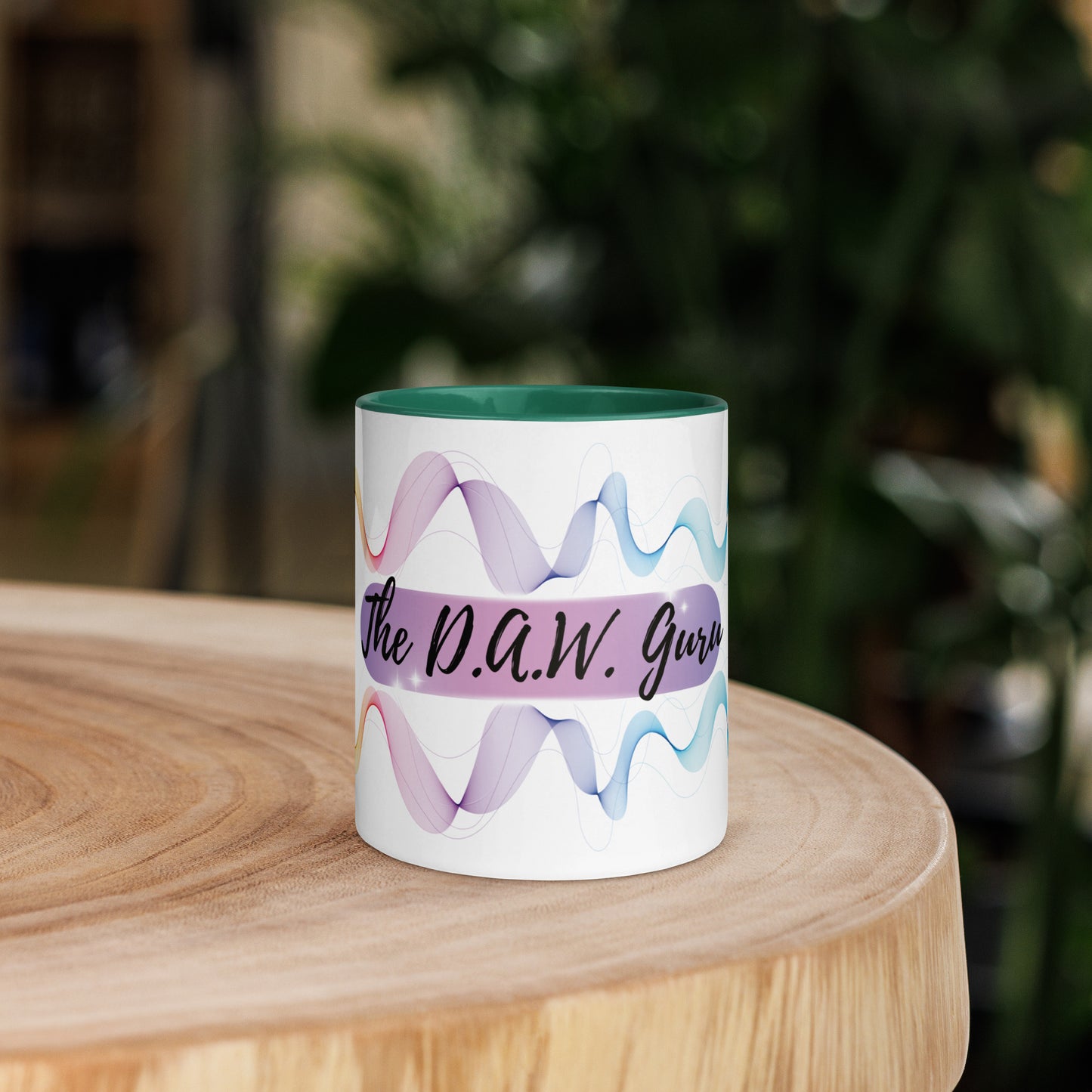 D.A.W. Guru Classic Ceramic Mug with Color Inside