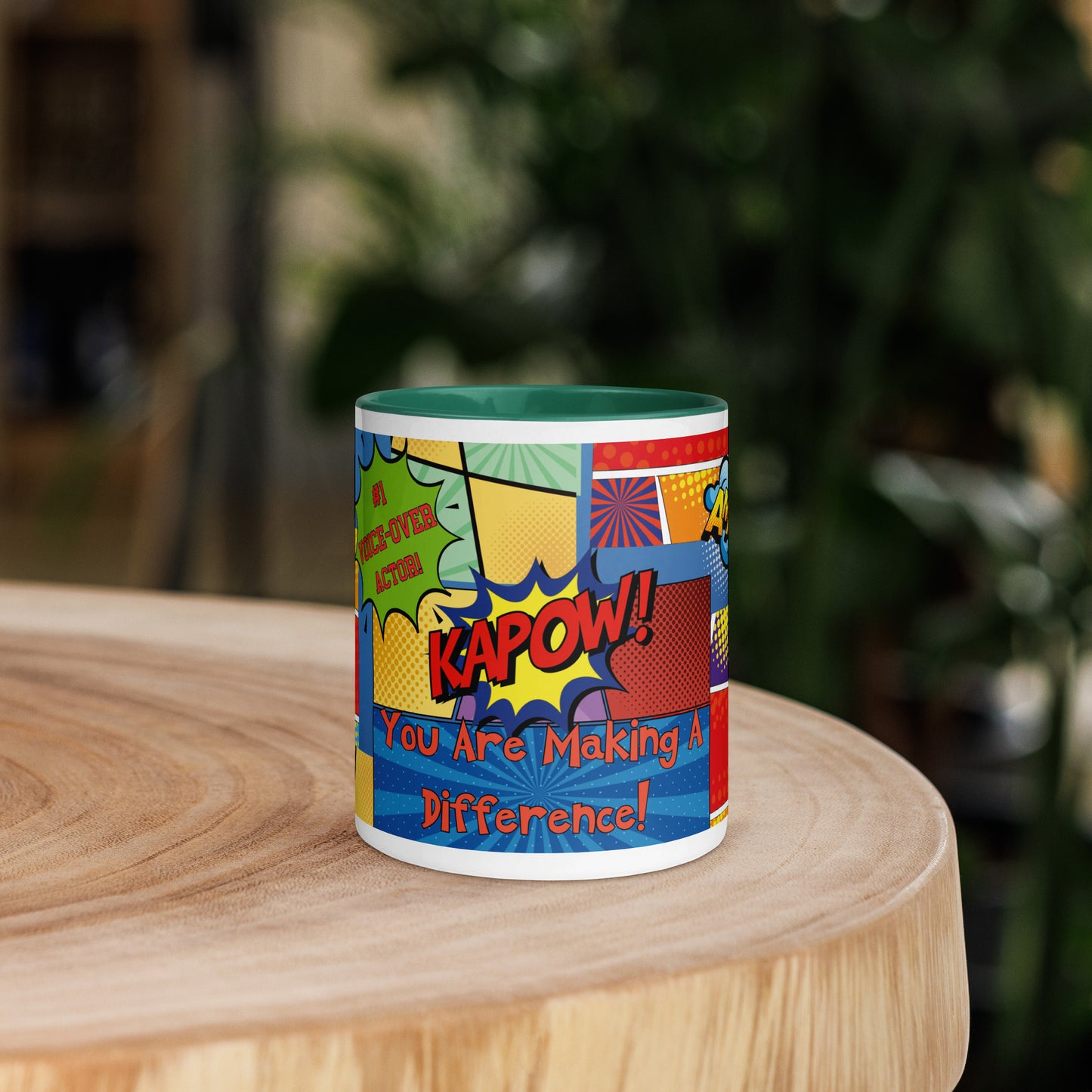 KAPOW You're Making A Difference Mug with Color Inside