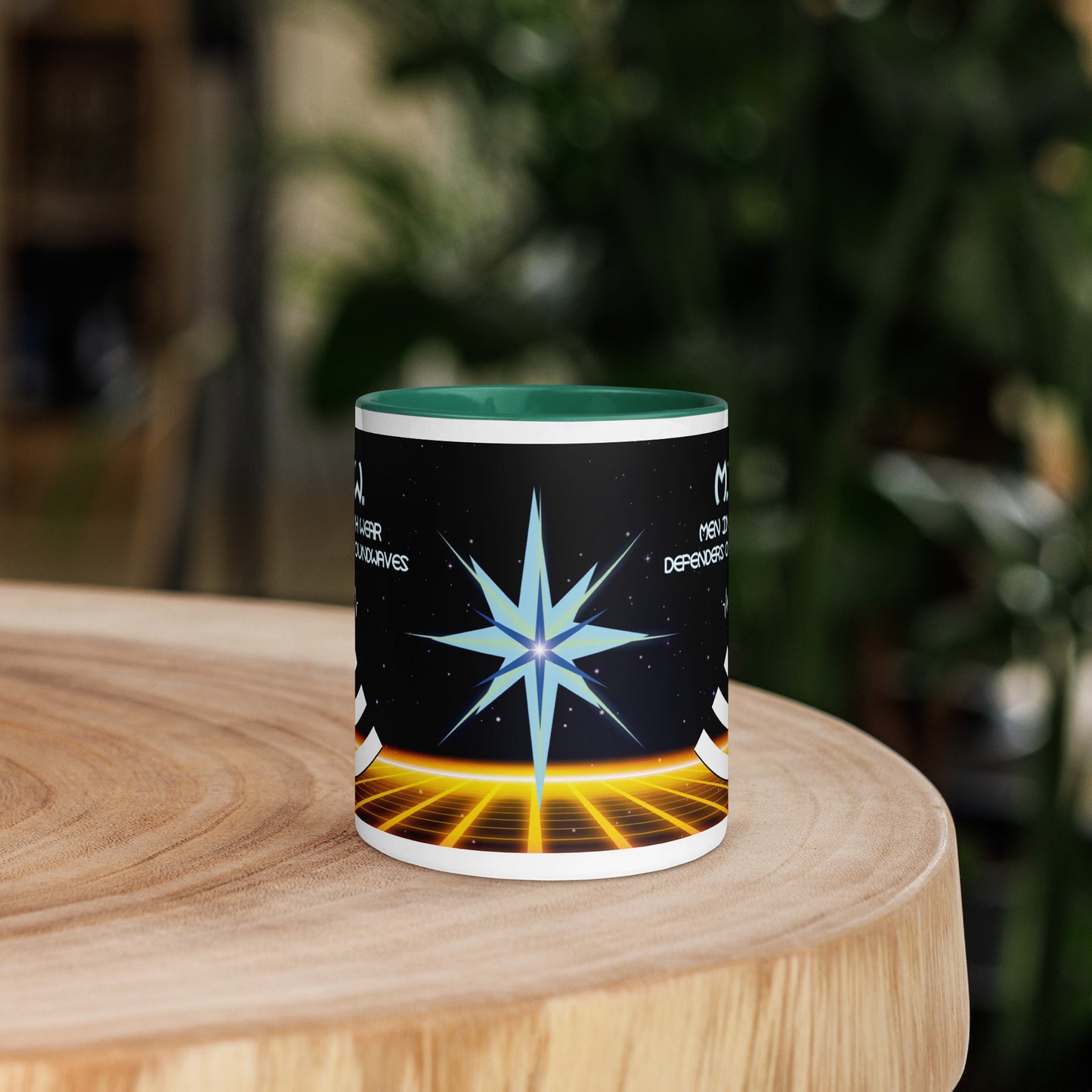 M.I.B.W. Men In Booth Wear Classic Ceramic Mug with Color Inside