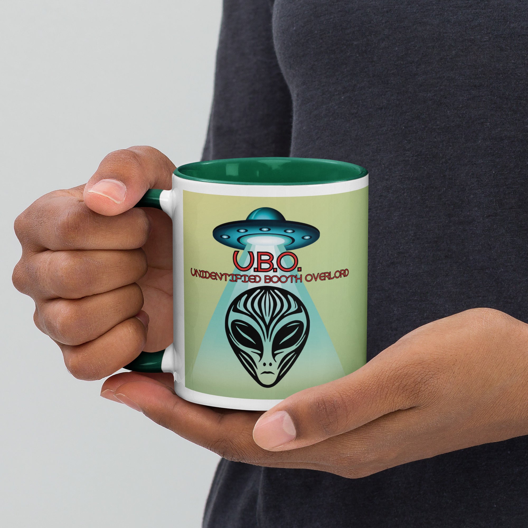 U.B.O. Unidentified Booth Overlord Mug with Color Inside