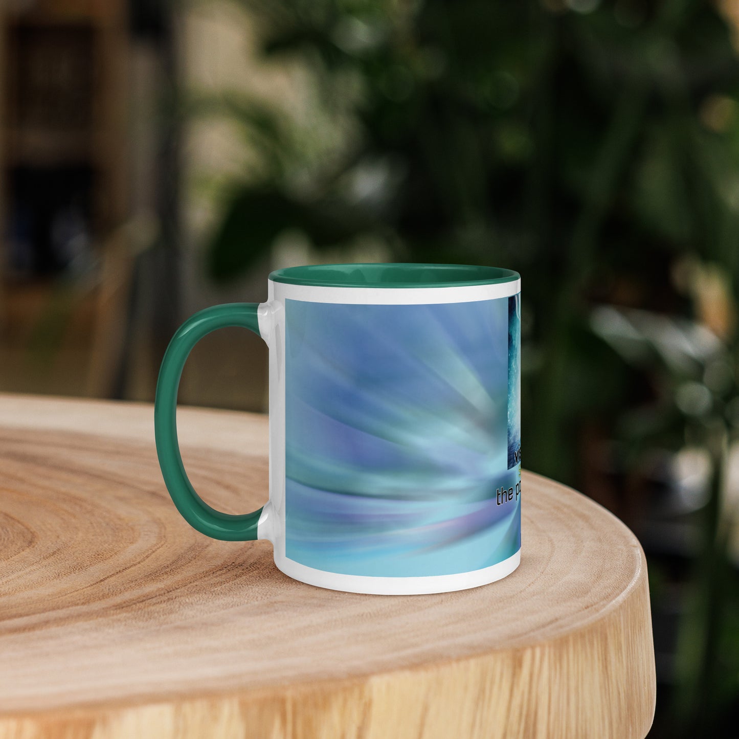5th Throat "Voice" Chakra Classic Ceramic Mug with Color Inside