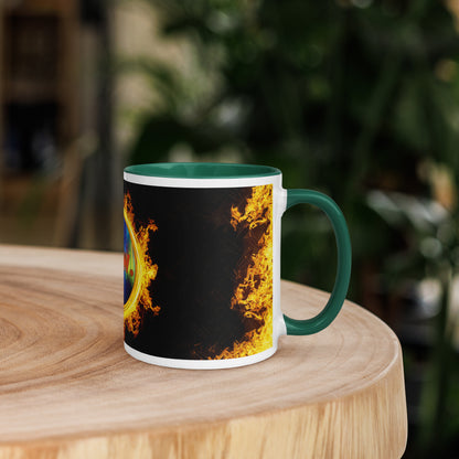 D.A.W. Master You Are On Fire Mug with Color Inside