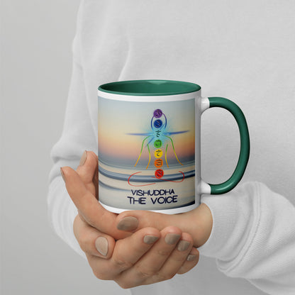 Chakra Classic Ceramic Mug with Color Inside