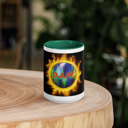 D.A.W. Master You Are On Fire Mug with Color Inside