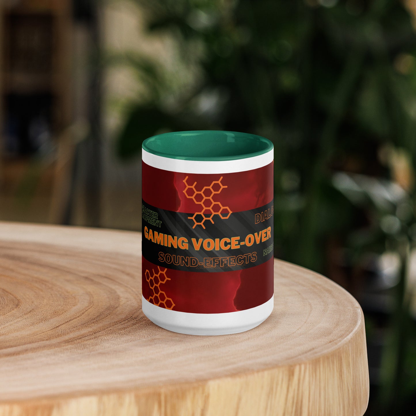 Gaming Voice Over Classic Ceramic Mug with Color Inside