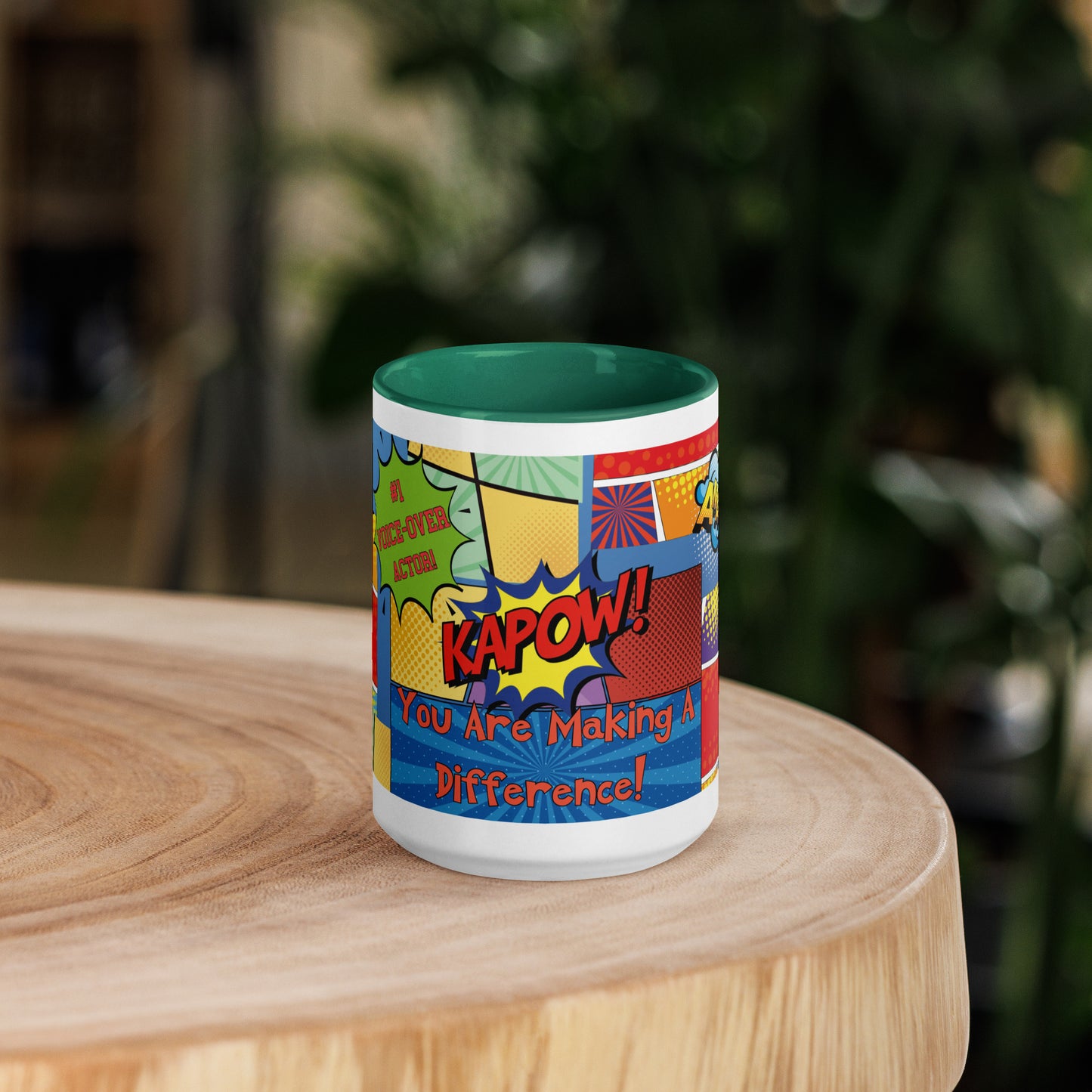 KAPOW You're Making A Difference Mug with Color Inside
