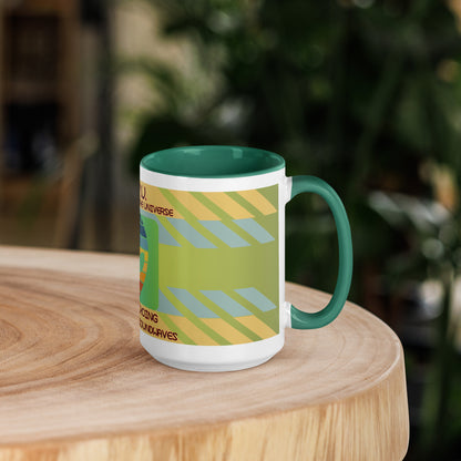 N.O.T.U. Narrators of the Universe Mug with Color Inside