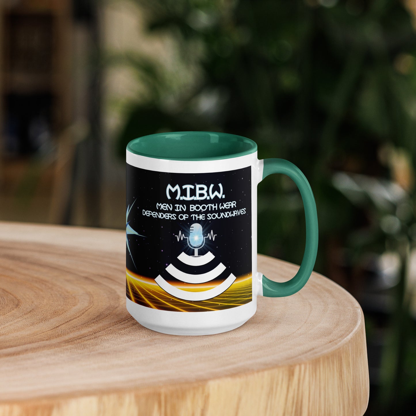 M.I.B.W. Men In Booth Wear Classic Ceramic Mug with Color Inside