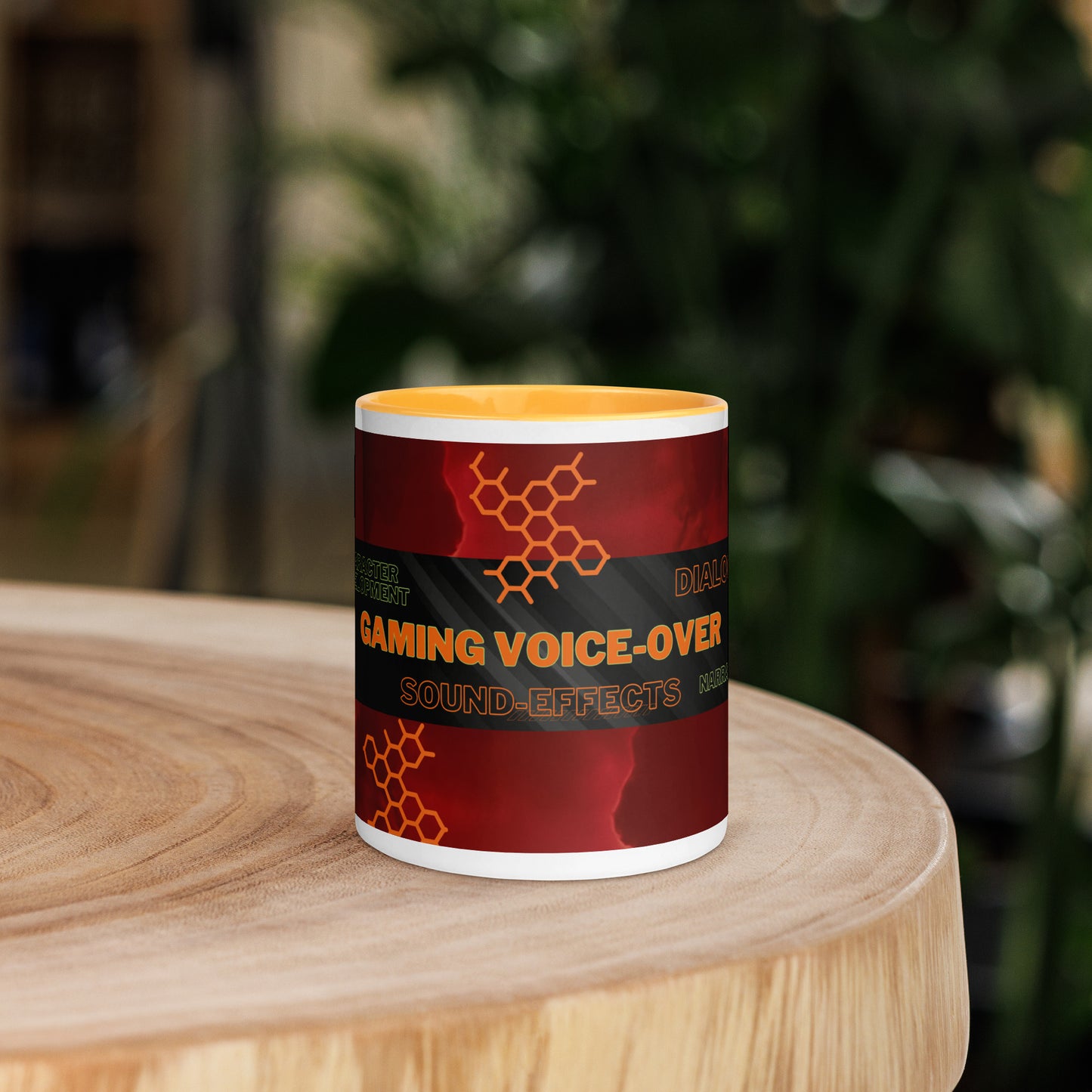 Gaming Voice Over Classic Ceramic Mug with Color Inside