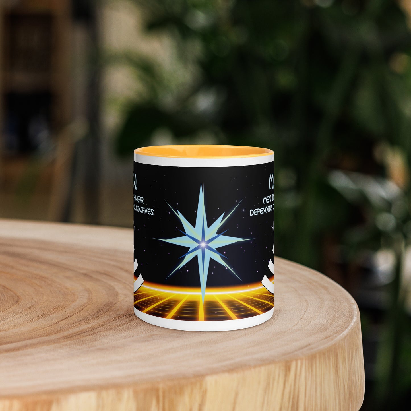 M.I.B.W. Men In Booth Wear Classic Ceramic Mug with Color Inside