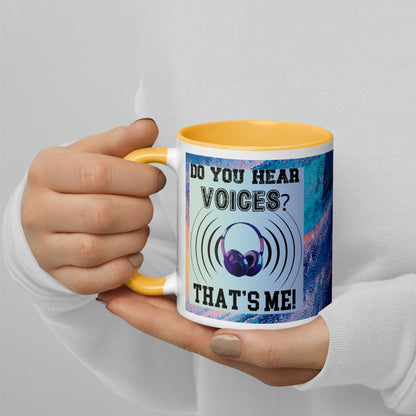 Voice Over Classic Ceramic Mug with Color Inside