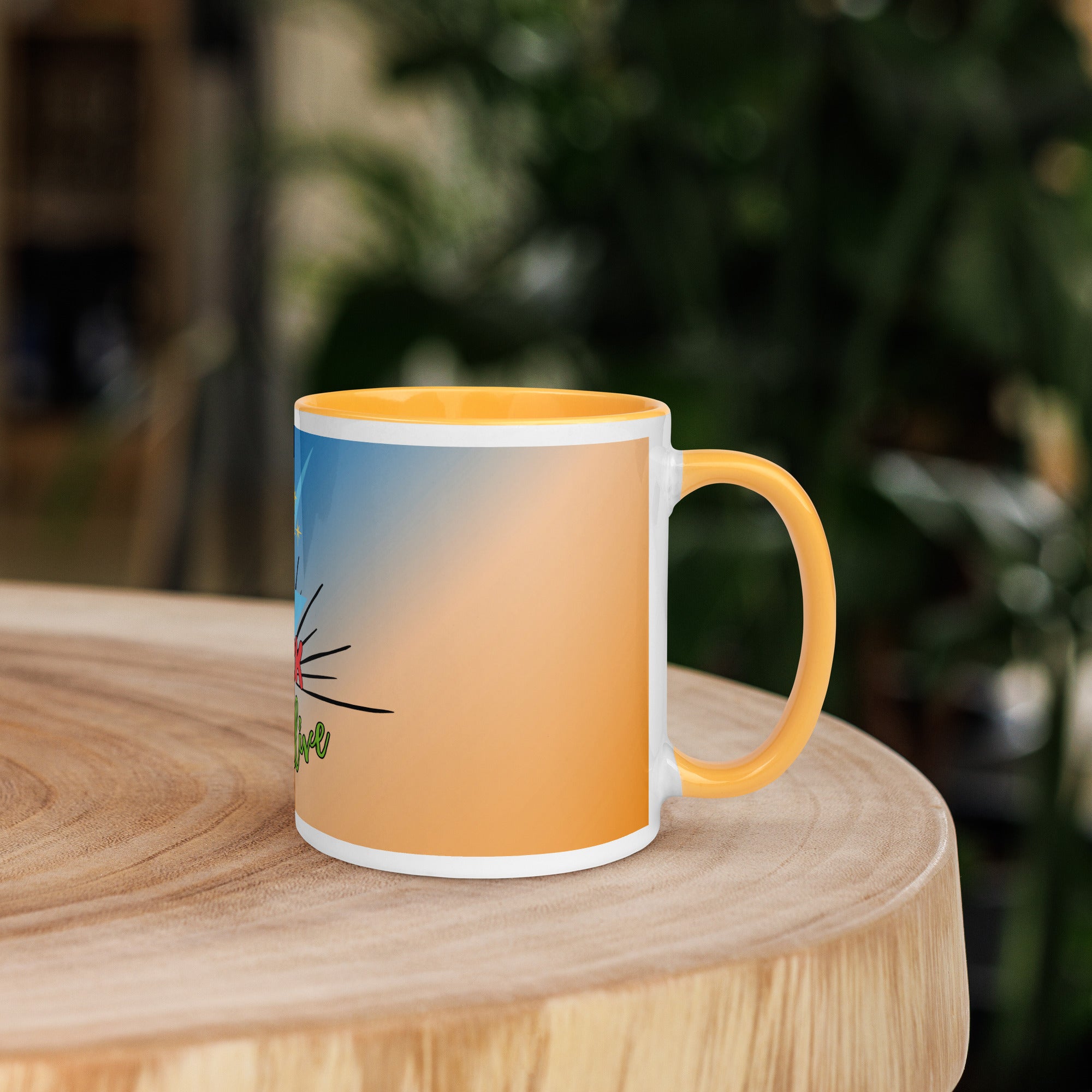 Keep Your Spark Alive Motivational Mug with Color Inside