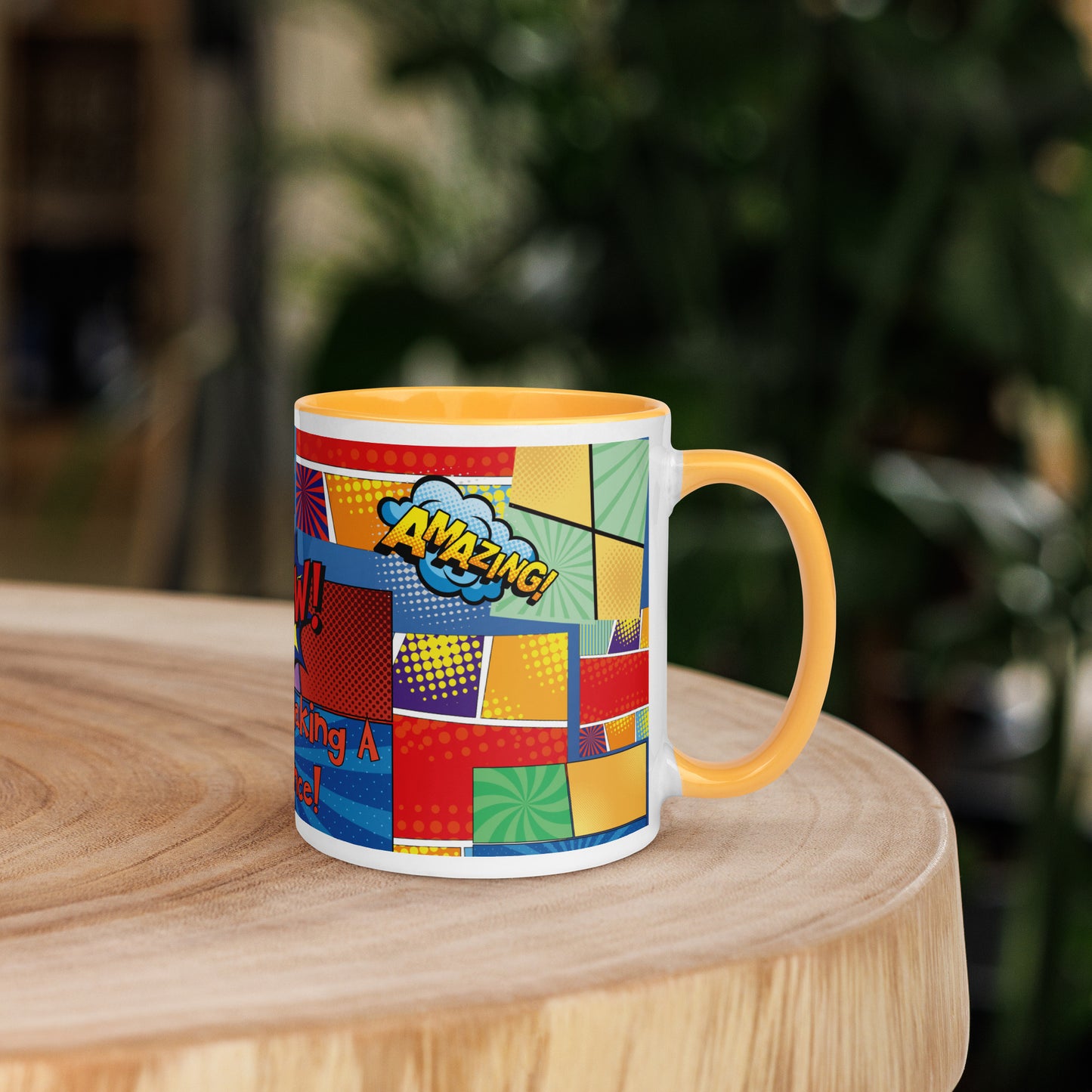 KAPOW You're Making A Difference Mug with Color Inside