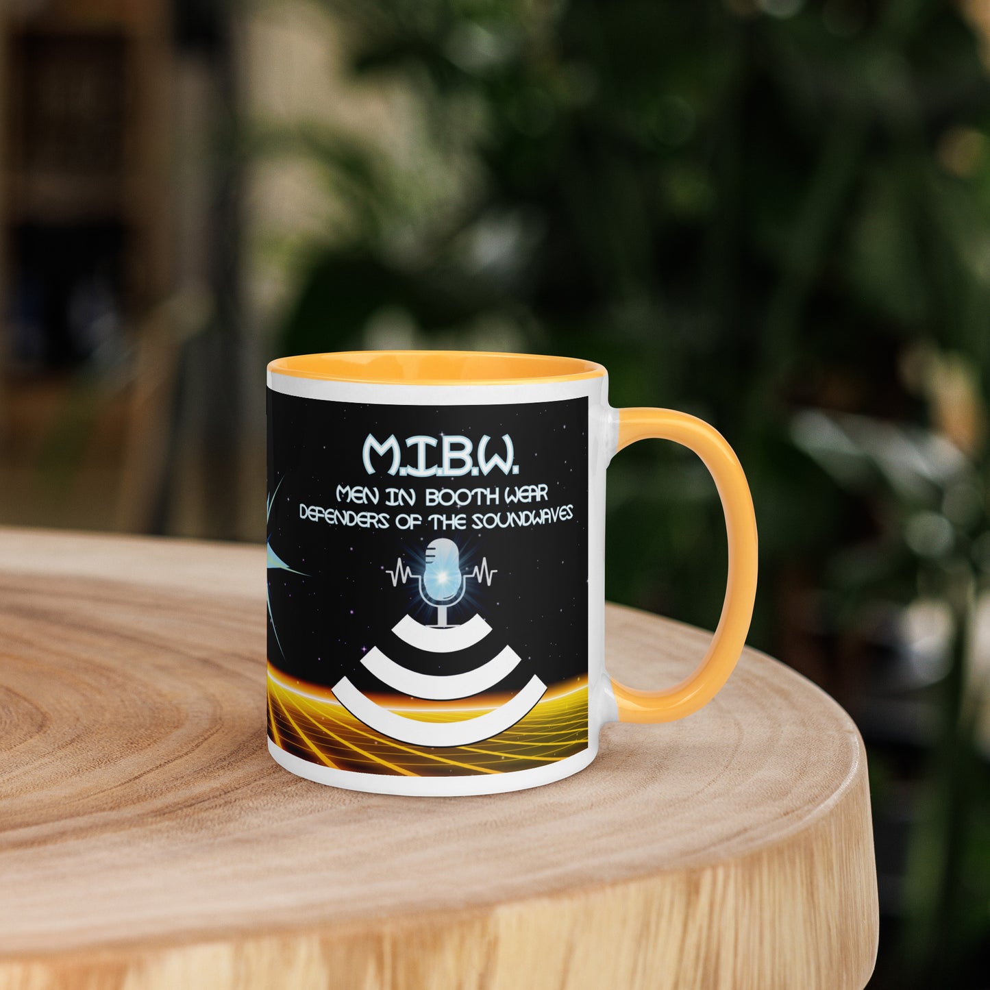 M.I.B.W. Men In Booth Wear Classic Ceramic Mug with Color Inside