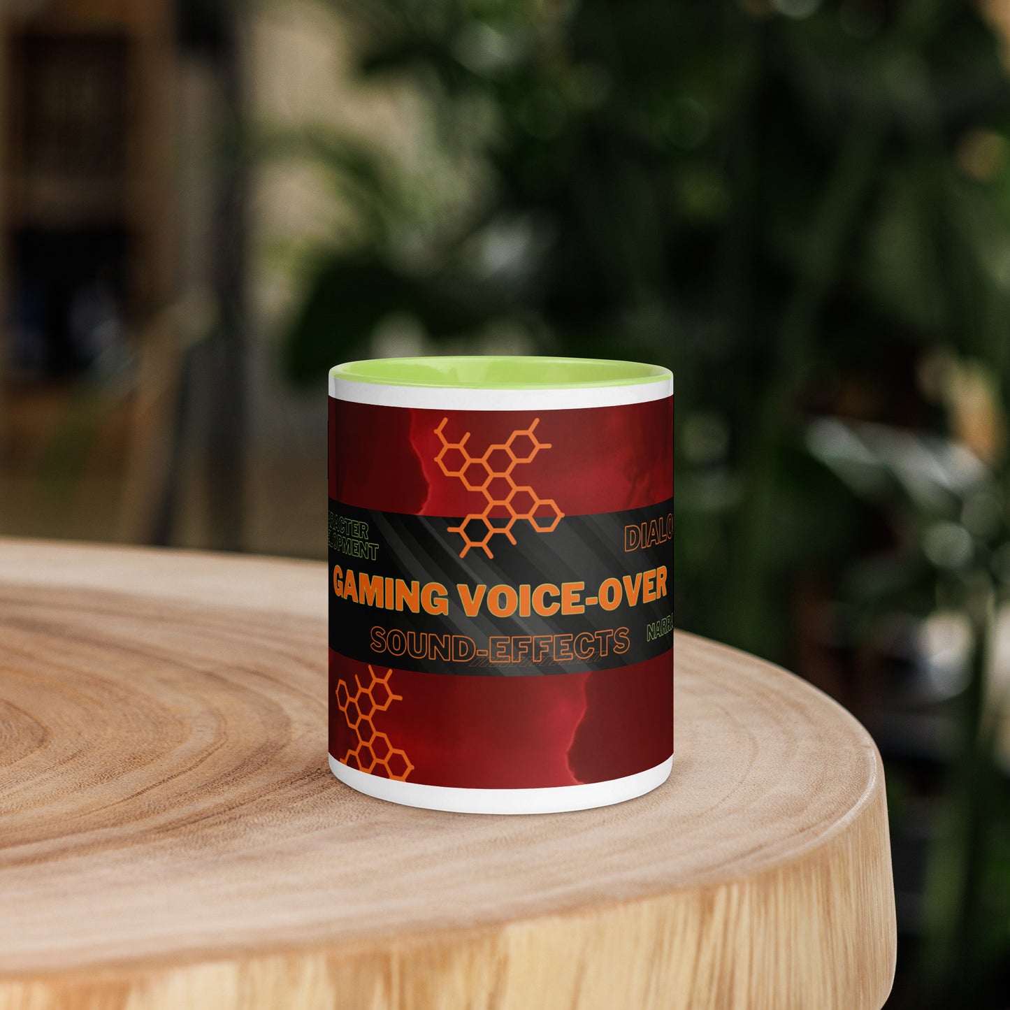 Gaming Voice Over Classic Ceramic Mug with Color Inside