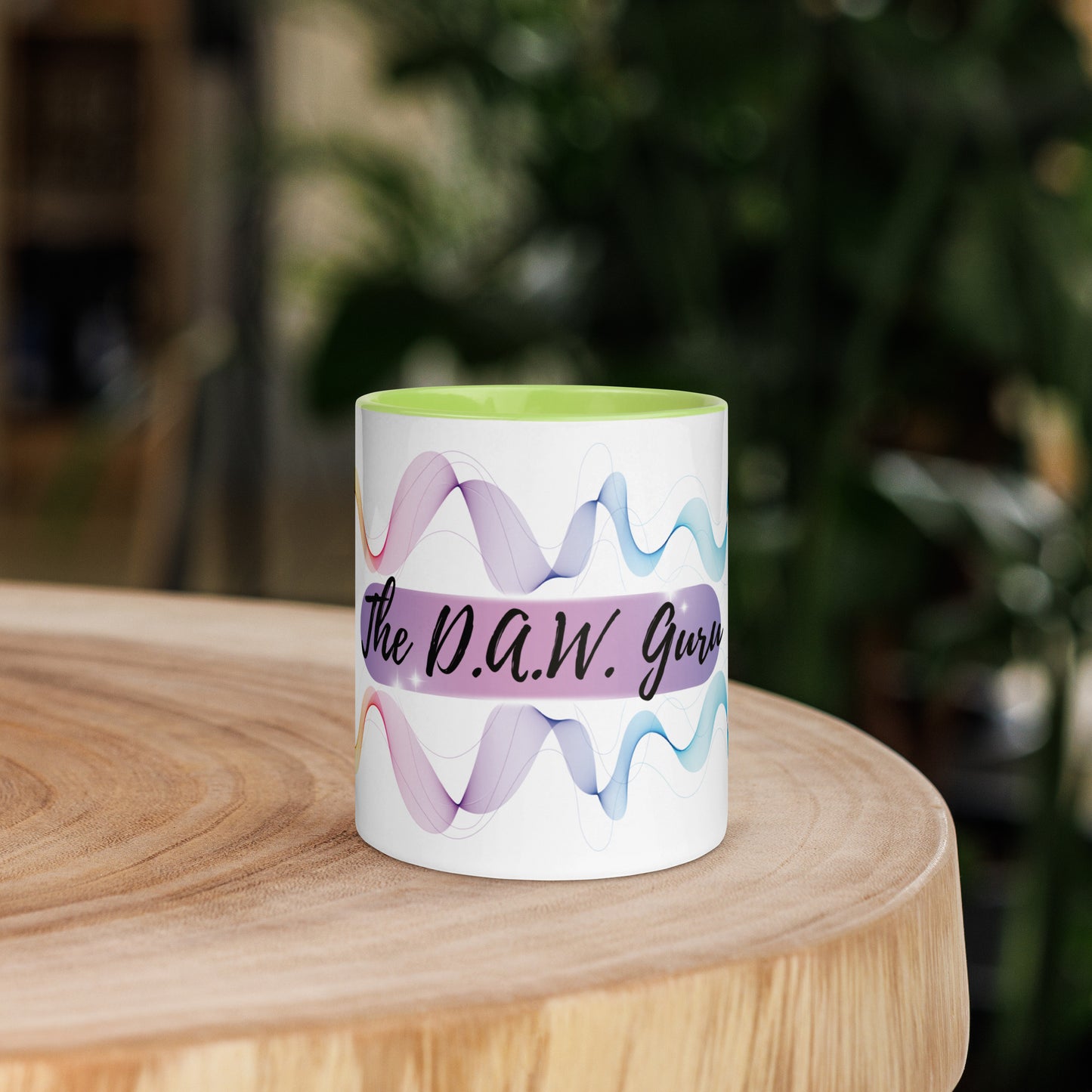 D.A.W. Guru Classic Ceramic Mug with Color Inside