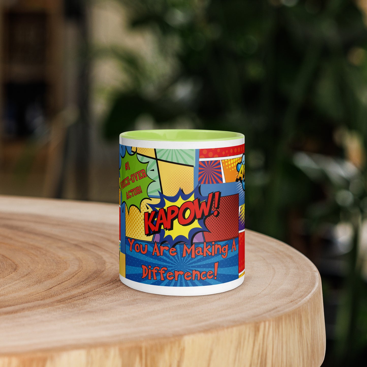 KAPOW You're Making A Difference Mug with Color Inside