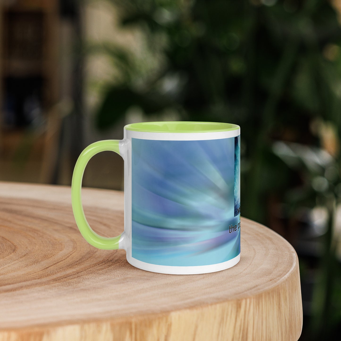 5th Throat "Voice" Chakra Classic Ceramic Mug with Color Inside