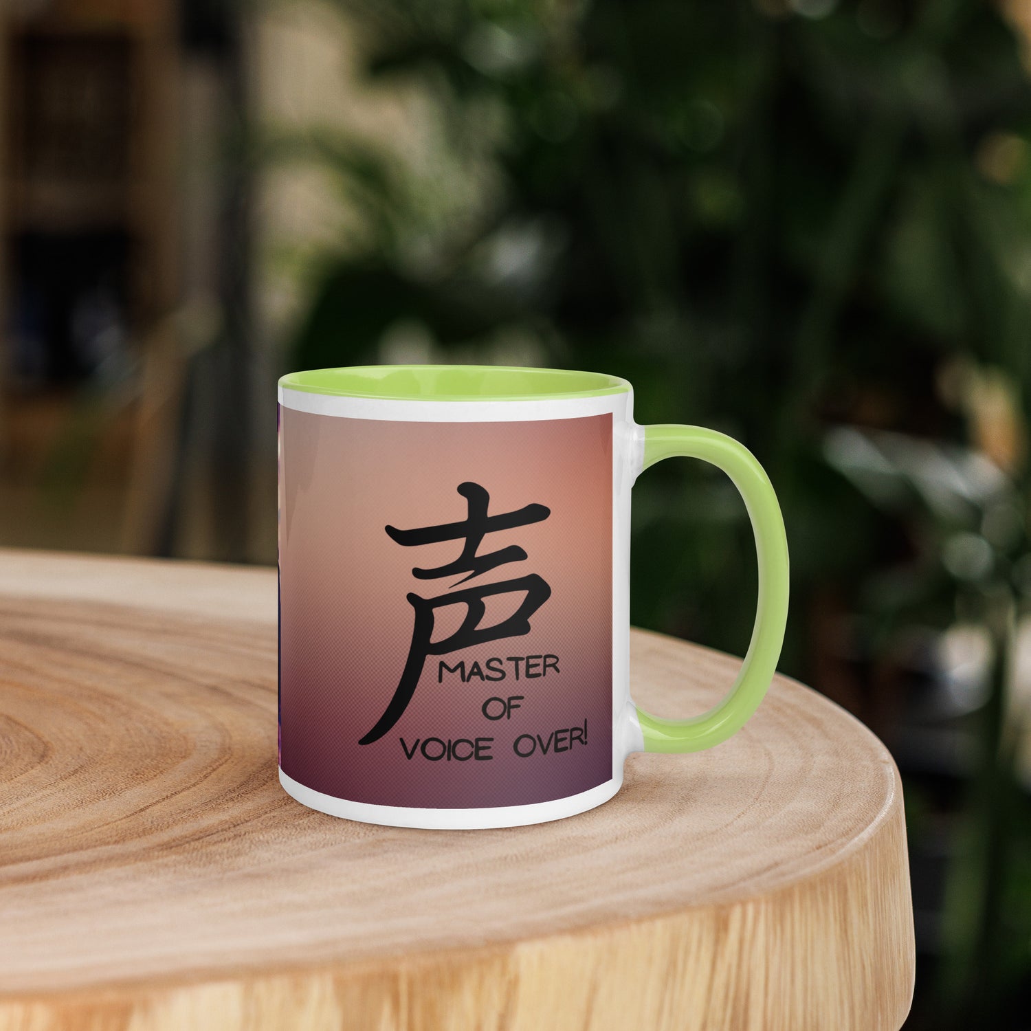 Master of Voice Over Classic Ceramic Mug with Color Inside