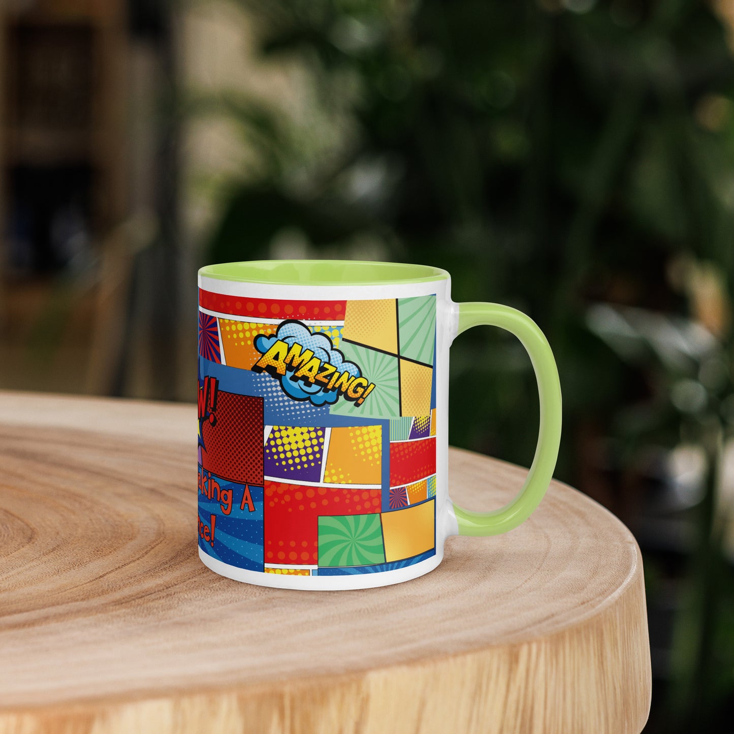 KAPOW You're Making A Difference Mug with Color Inside