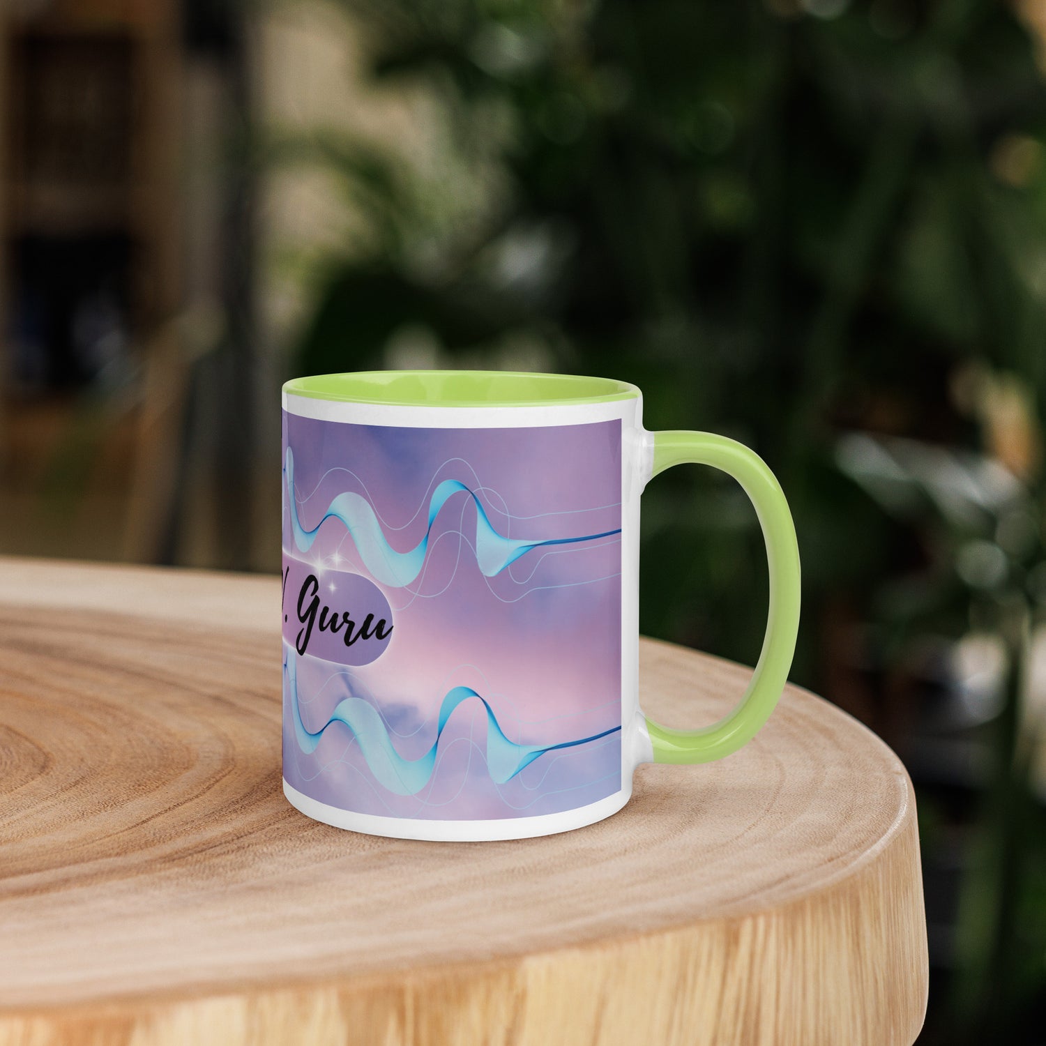 D.A.W. Guru Classic Ceramic Mug with Color Inside