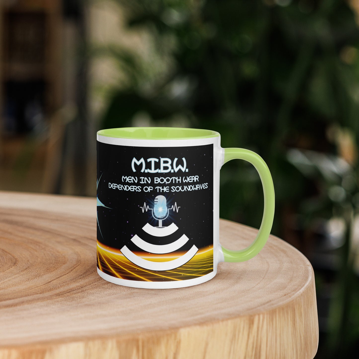 M.I.B.W. Men In Booth Wear Classic Ceramic Mug with Color Inside