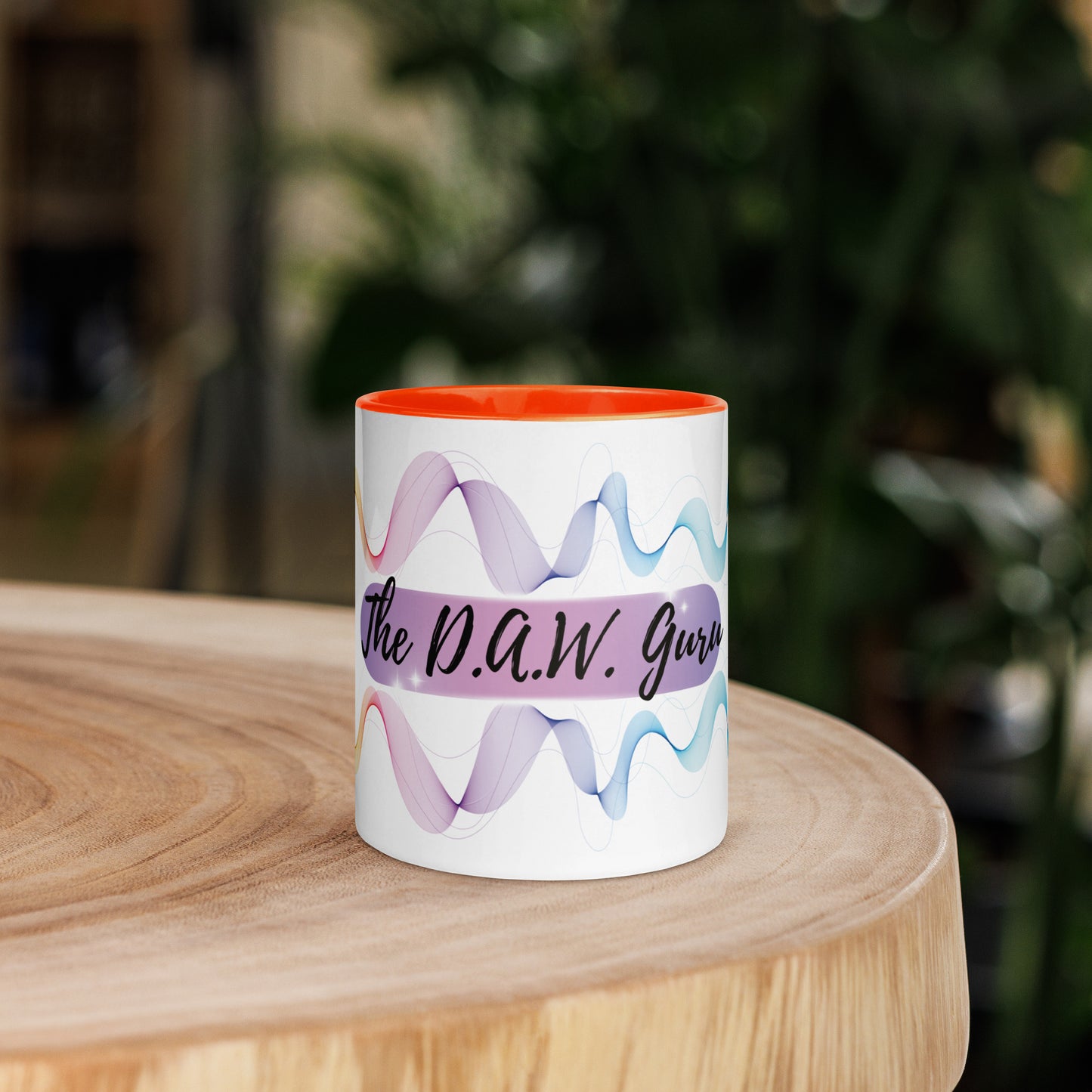D.A.W. Guru Classic Ceramic Mug with Color Inside