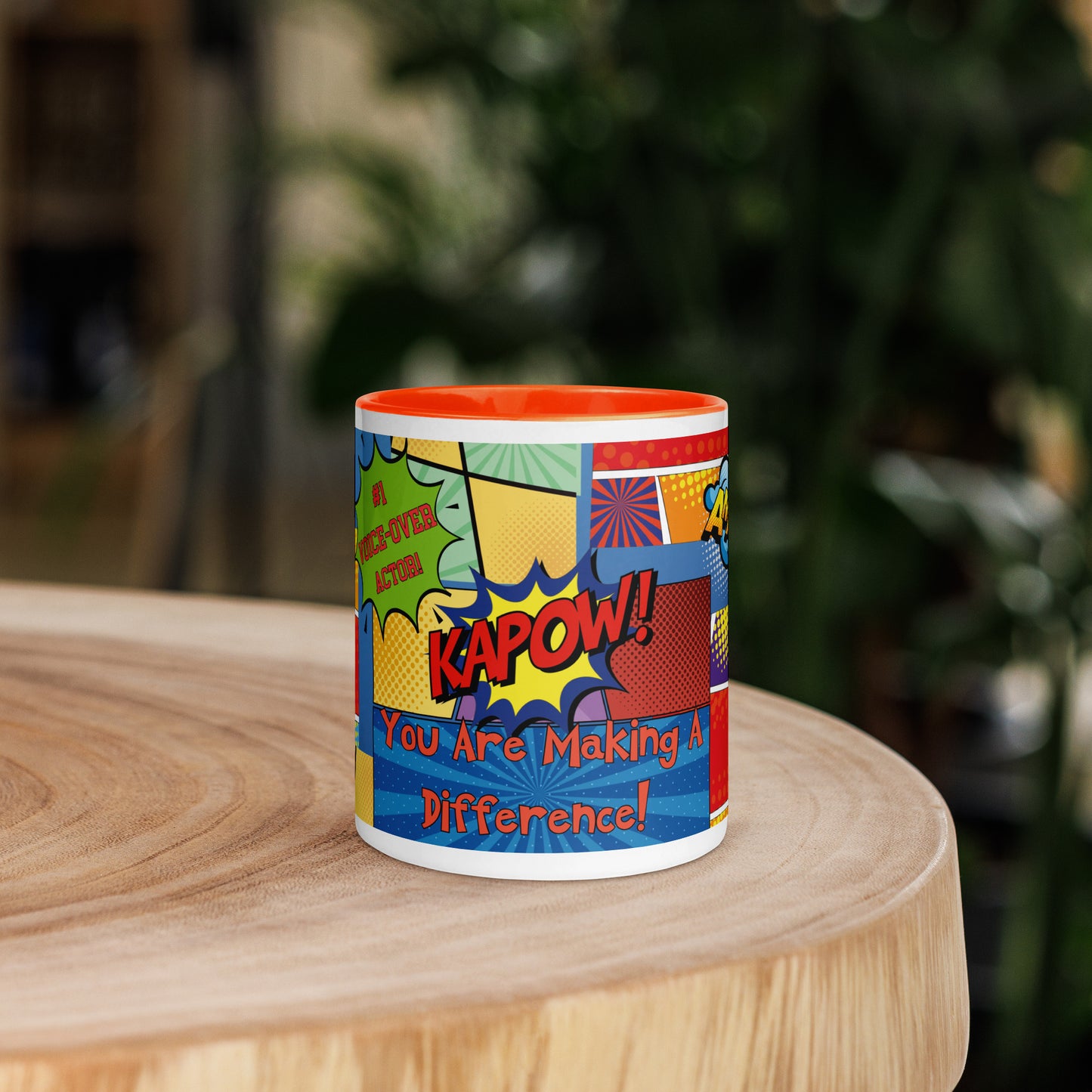 KAPOW You're Making A Difference Mug with Color Inside